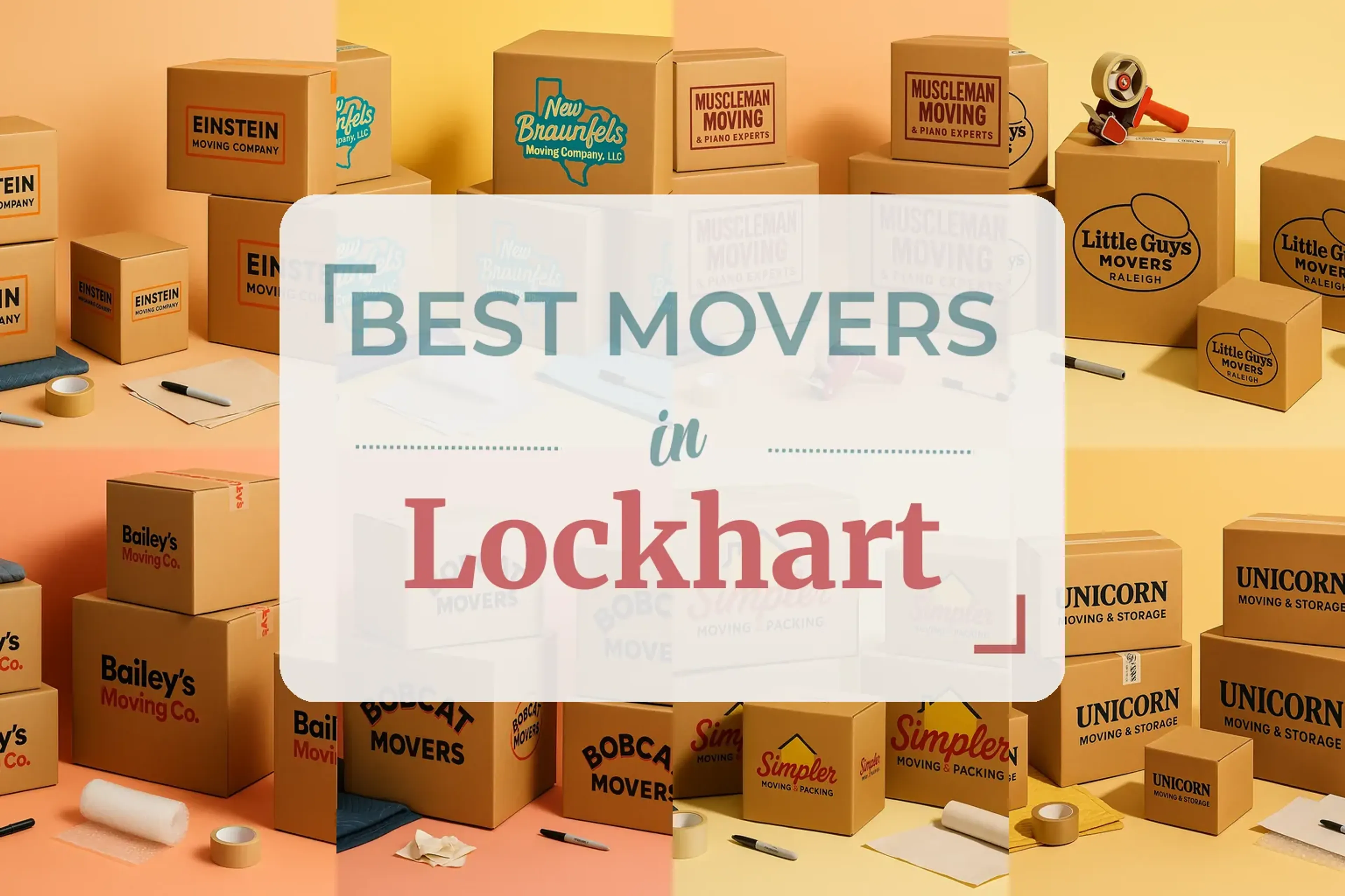 Side-by-side comparison of Lockhart moving companies