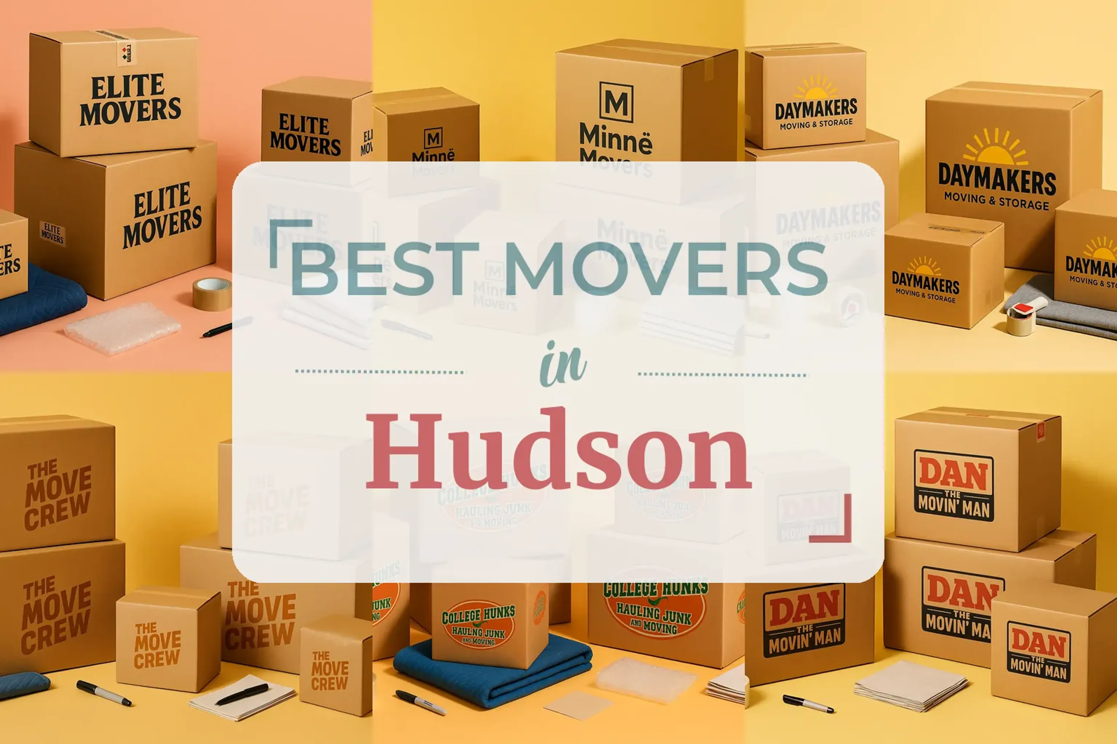 Side-by-side comparison of Hudson moving companies