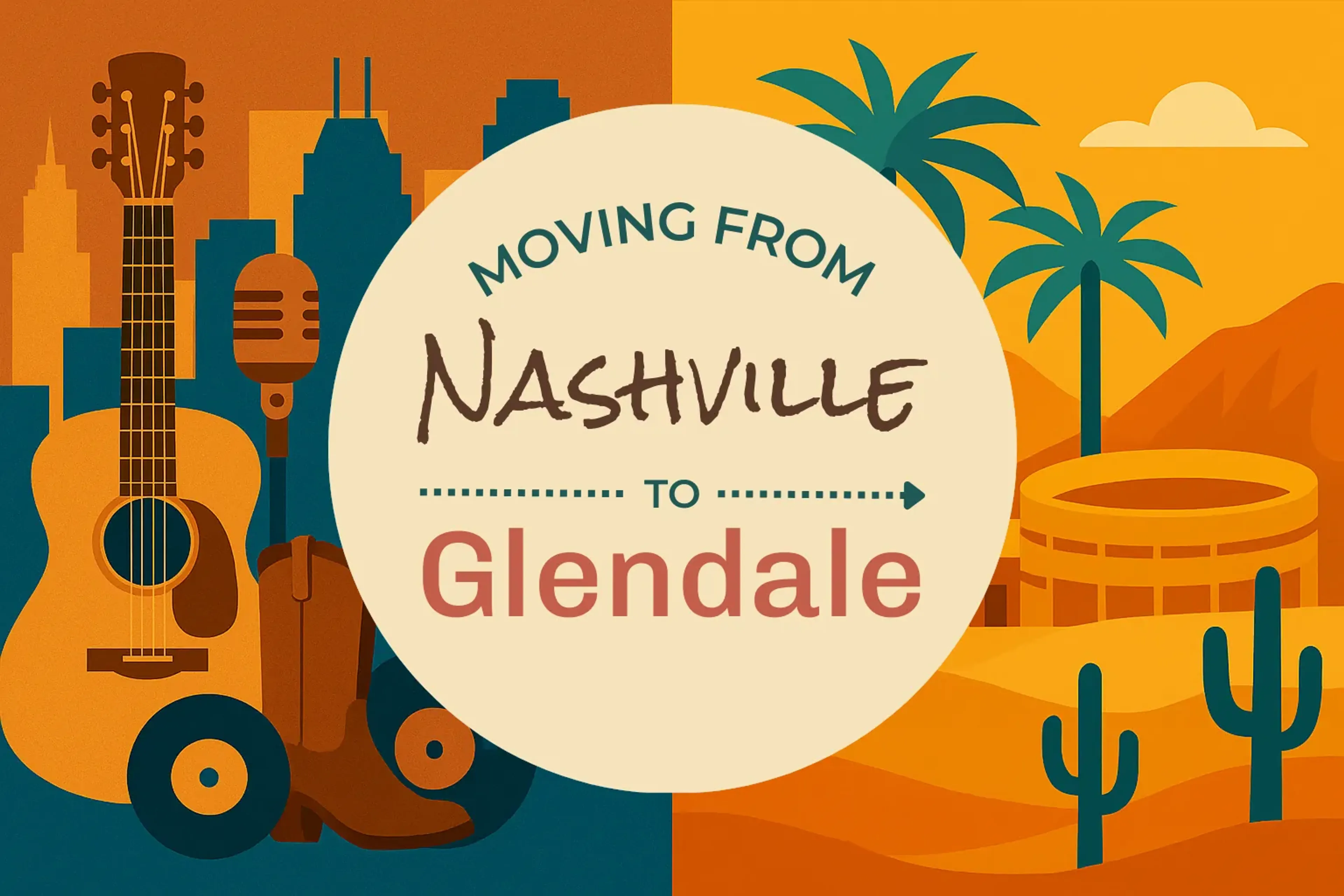 Side-by-side comparison of Nashville to Glendale moving companies