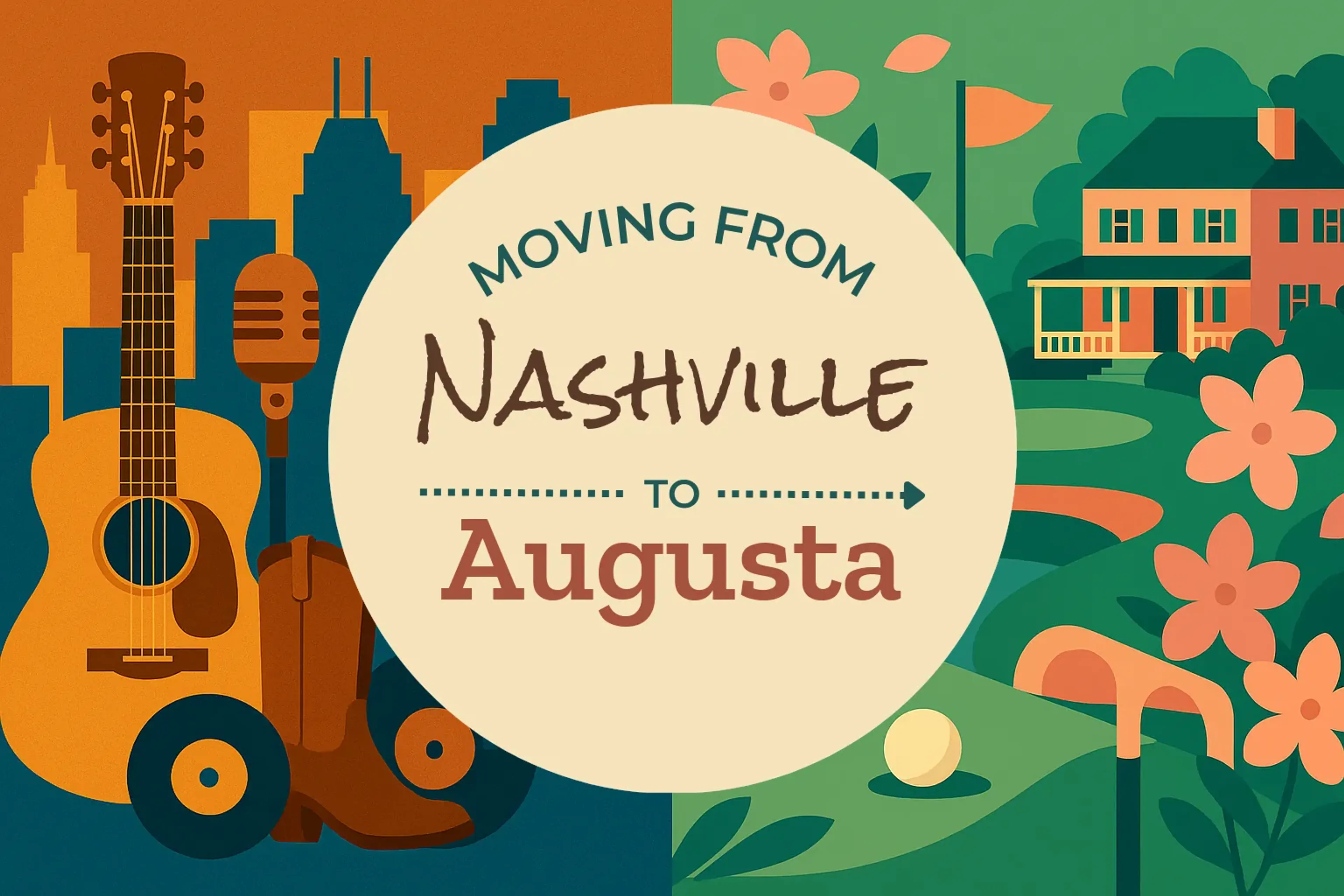 Side-by-side comparison of Nashville to Augusta moving companies