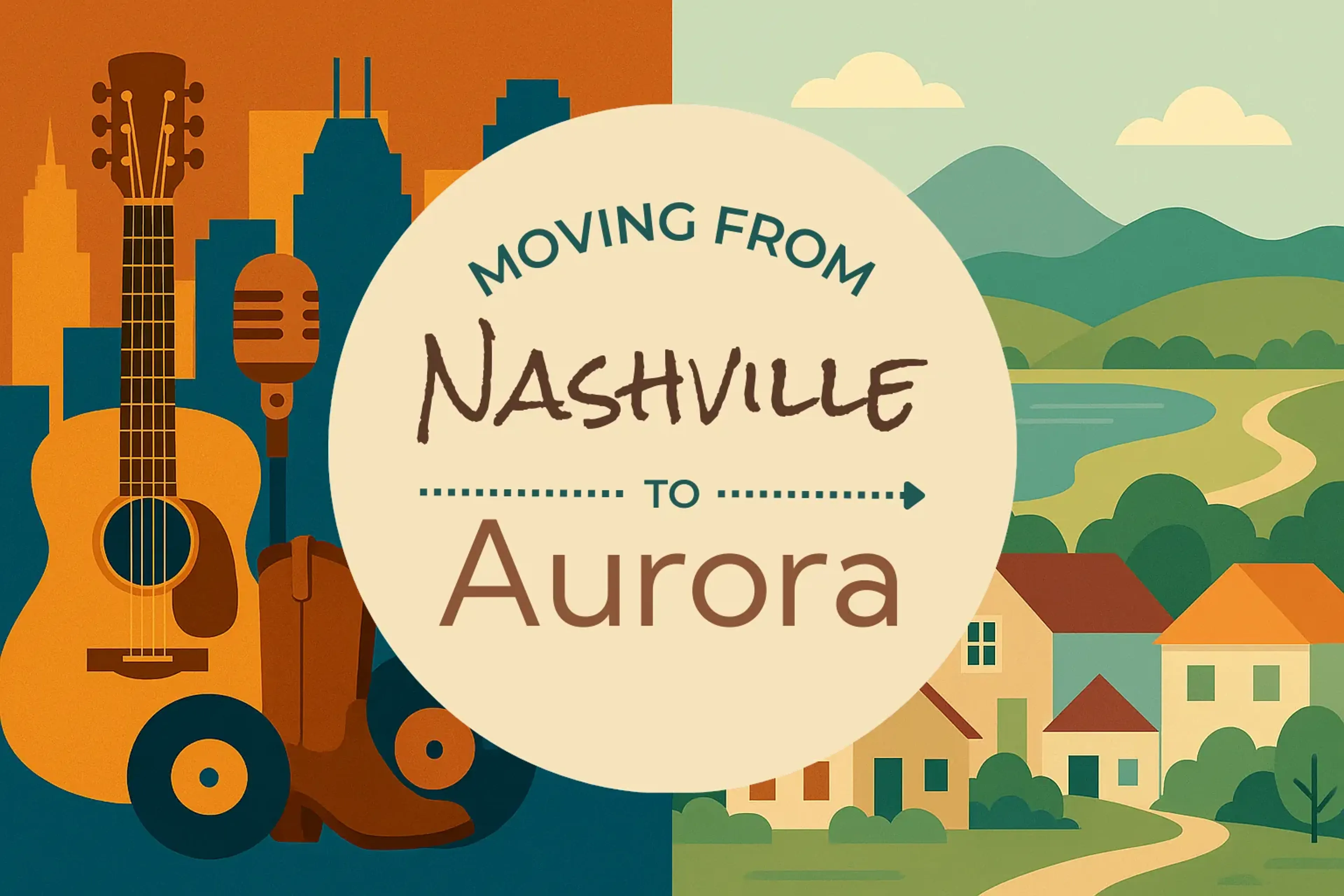 Side-by-side comparison of Nashville to Aurora moving companies