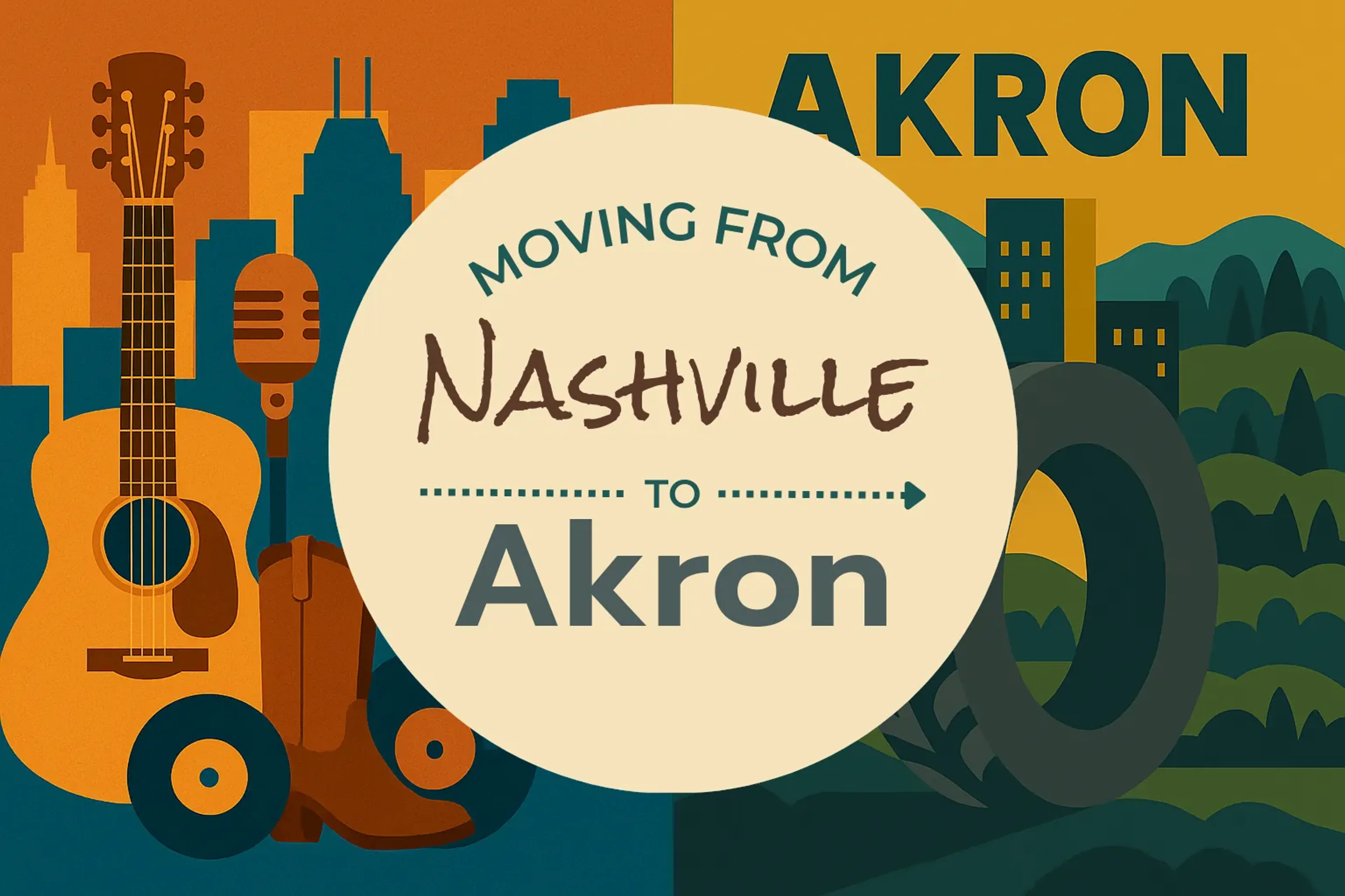 Side-by-side comparison of Nashville to Akron moving companies