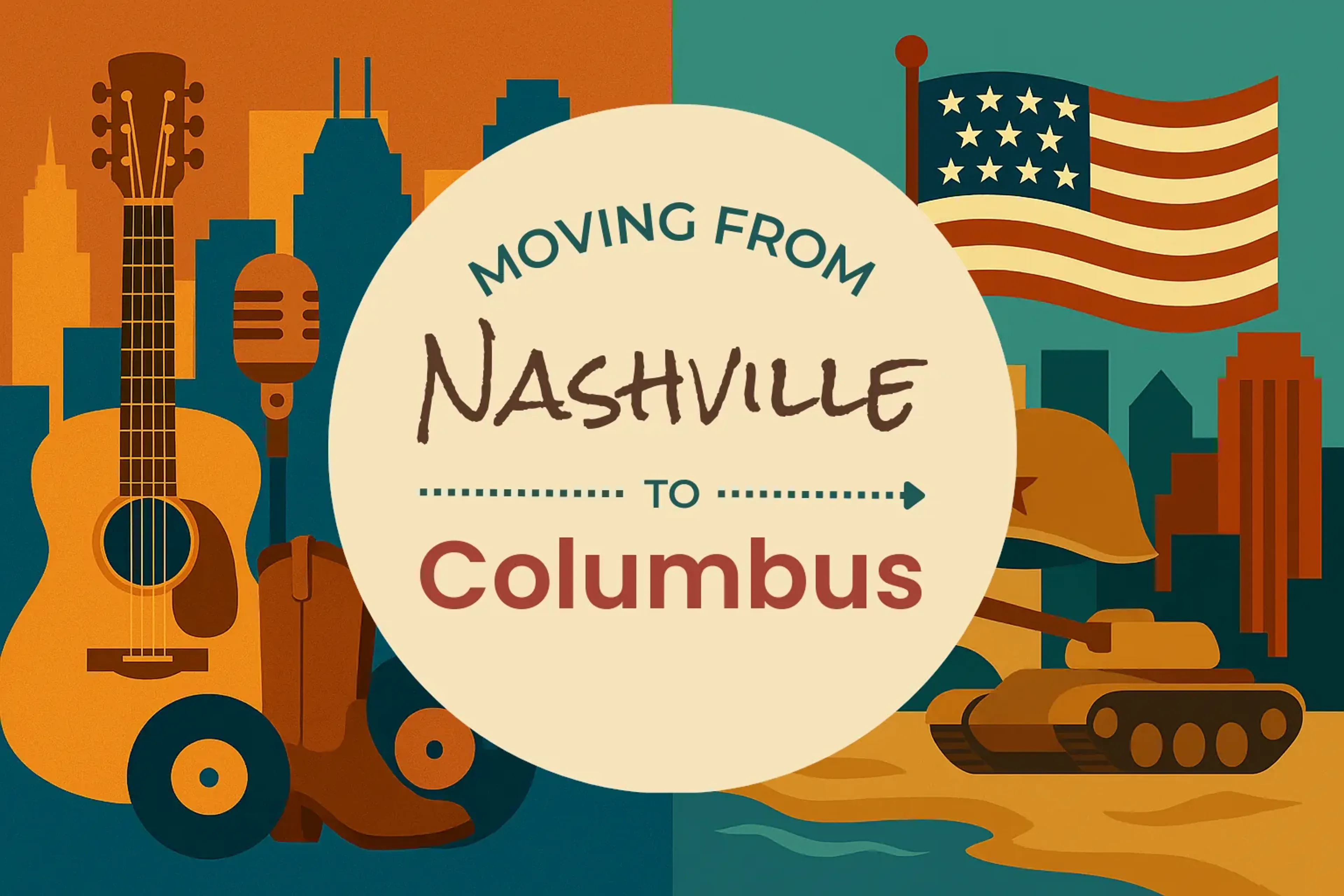 Side-by-side comparison of Nashville to Columbus moving companies
