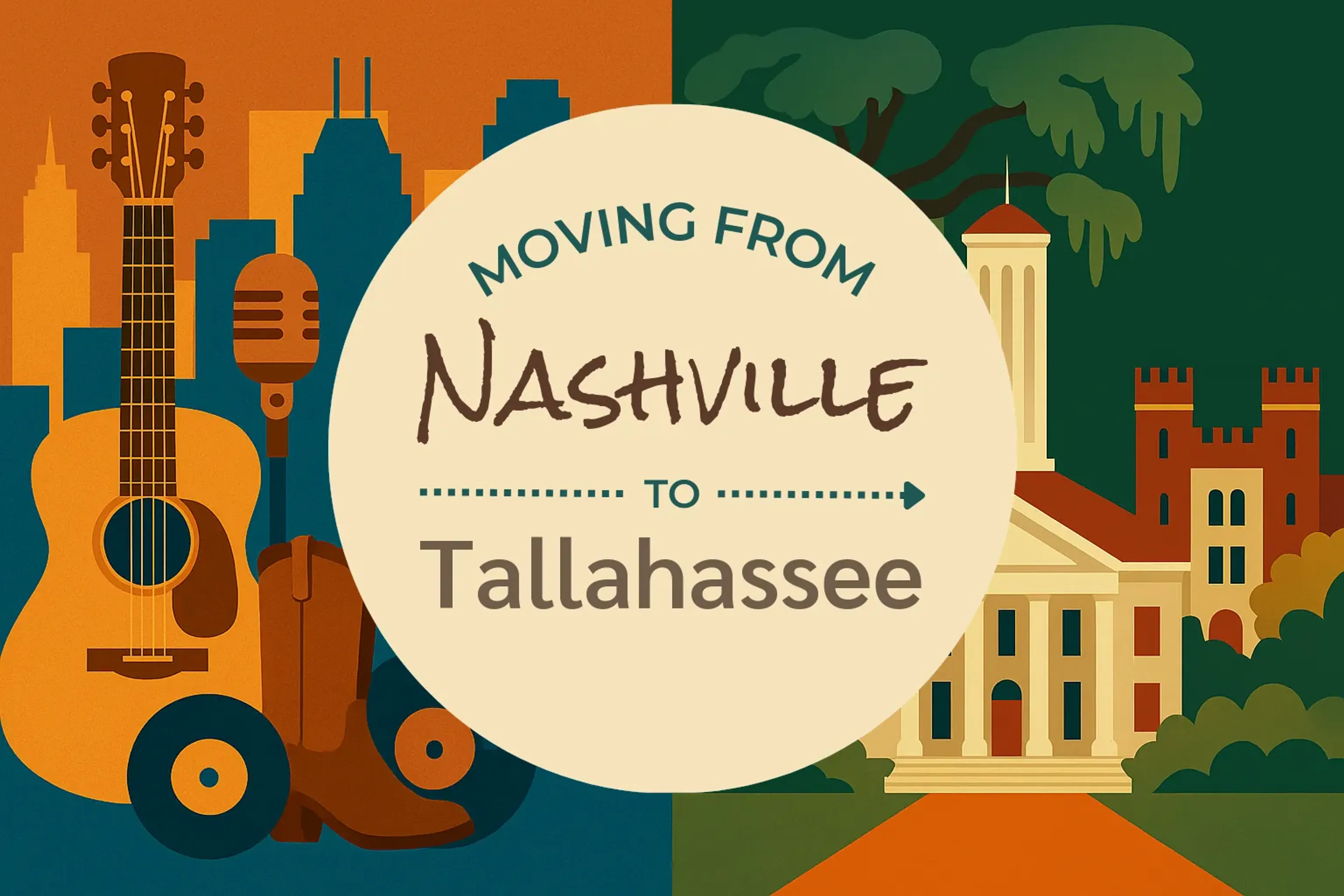Side-by-side comparison of Nashville to Tallahassee moving companies