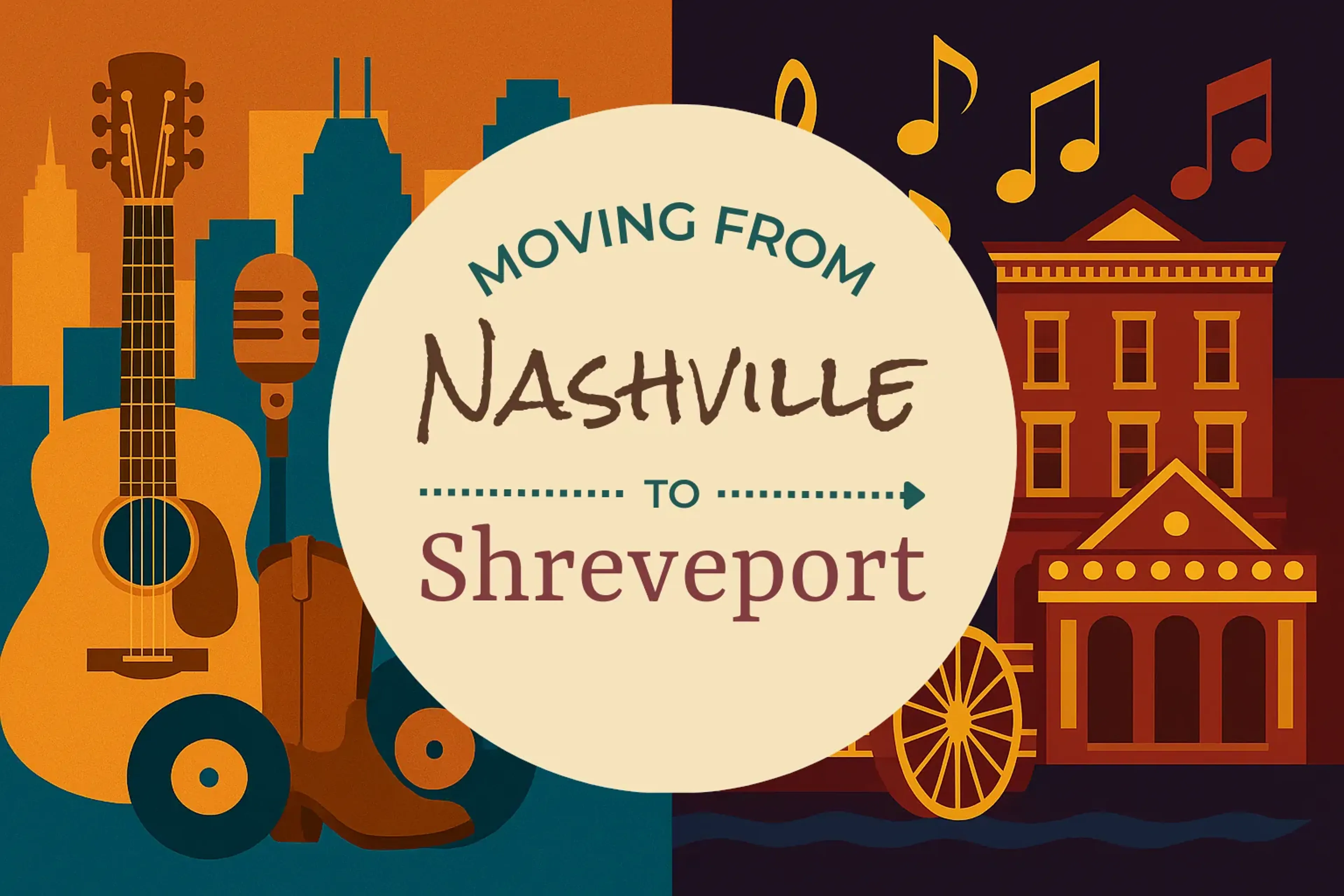 Side-by-side comparison of Nashville to Shreveport moving companies