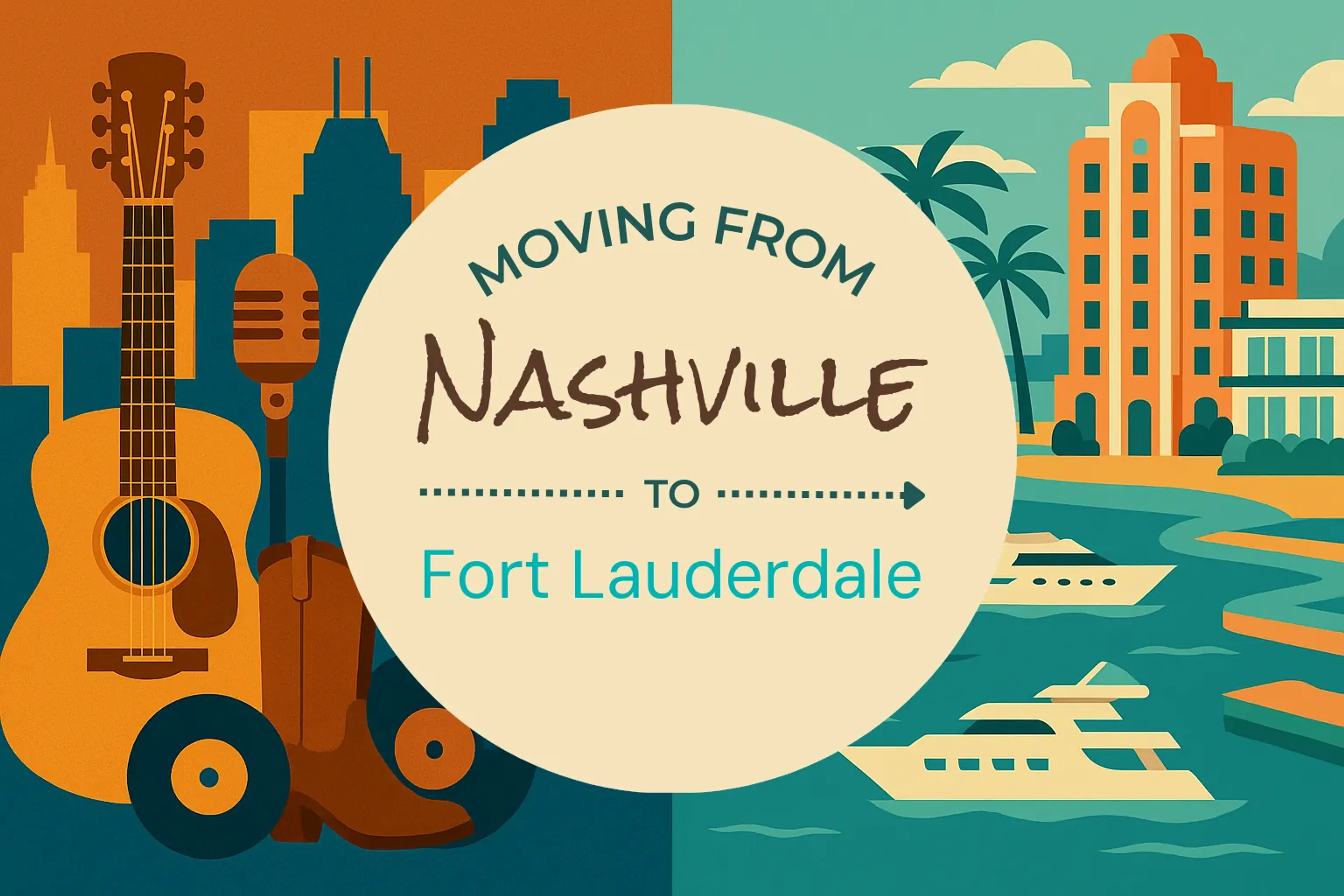 Side-by-side comparison of Nashville to Fort Lauderdale moving companies