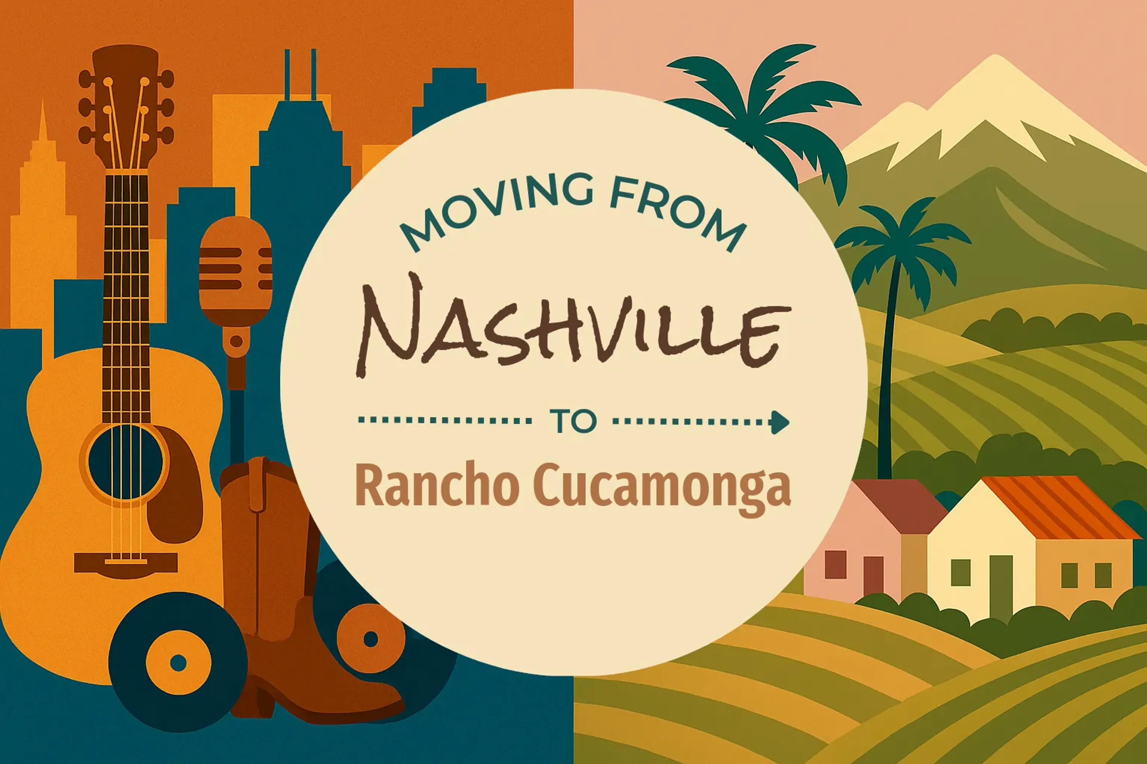 Side-by-side comparison of Nashville to Rancho Cucamonga moving companies