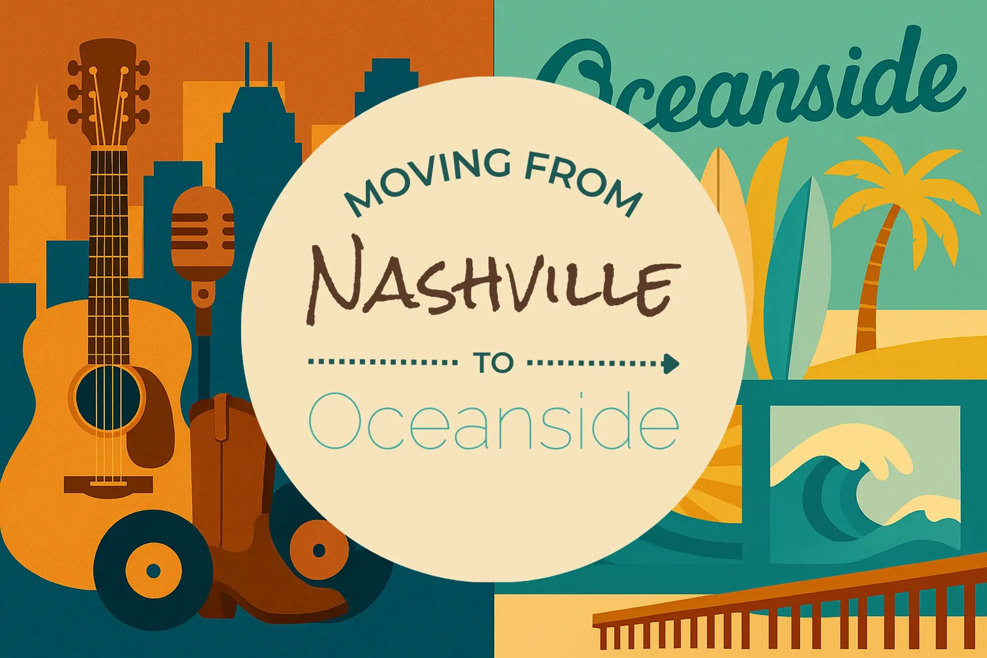 Side-by-side comparison of Nashville to Oceanside moving companies
