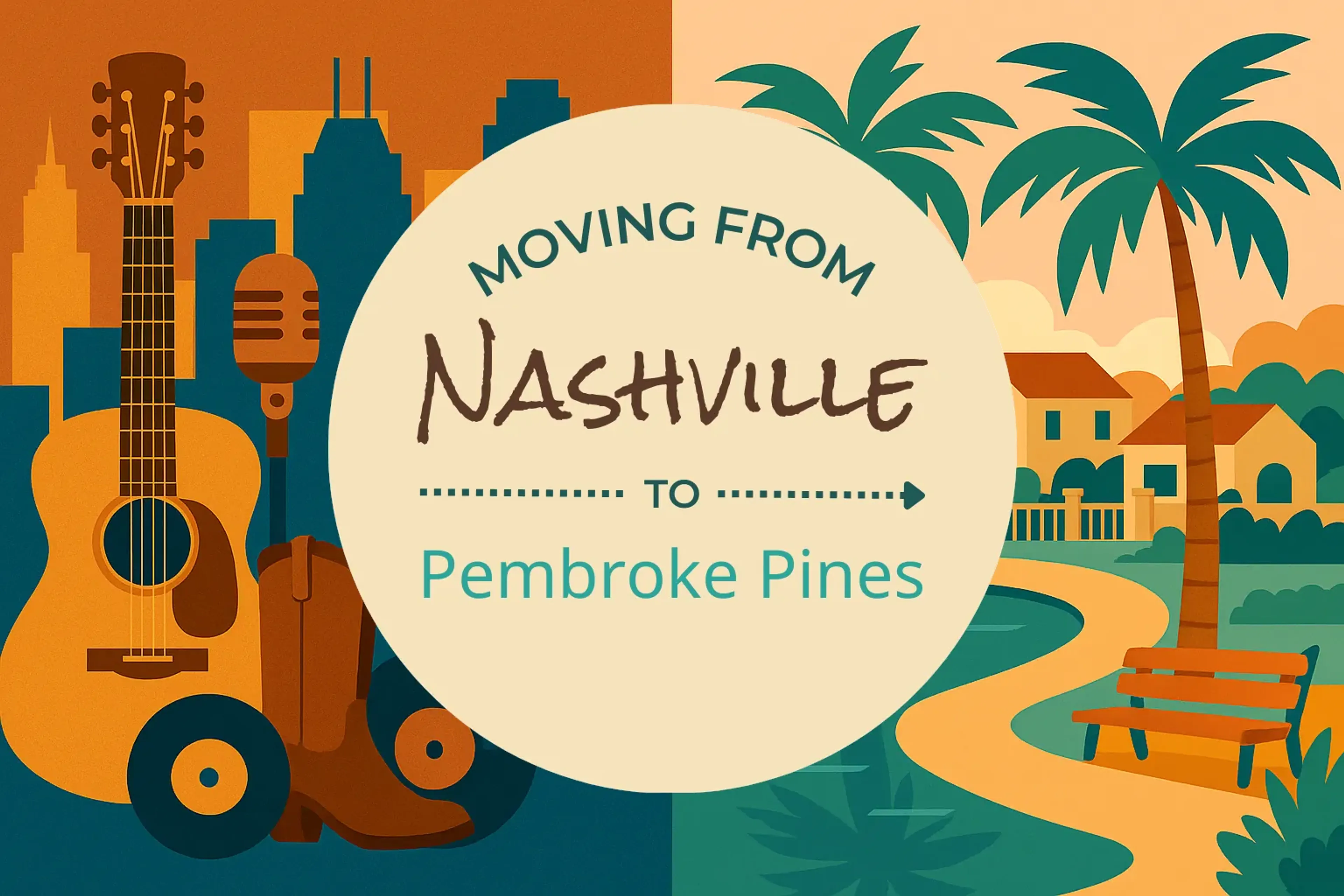 Side-by-side comparison of Nashville to Pembroke Pines moving companies