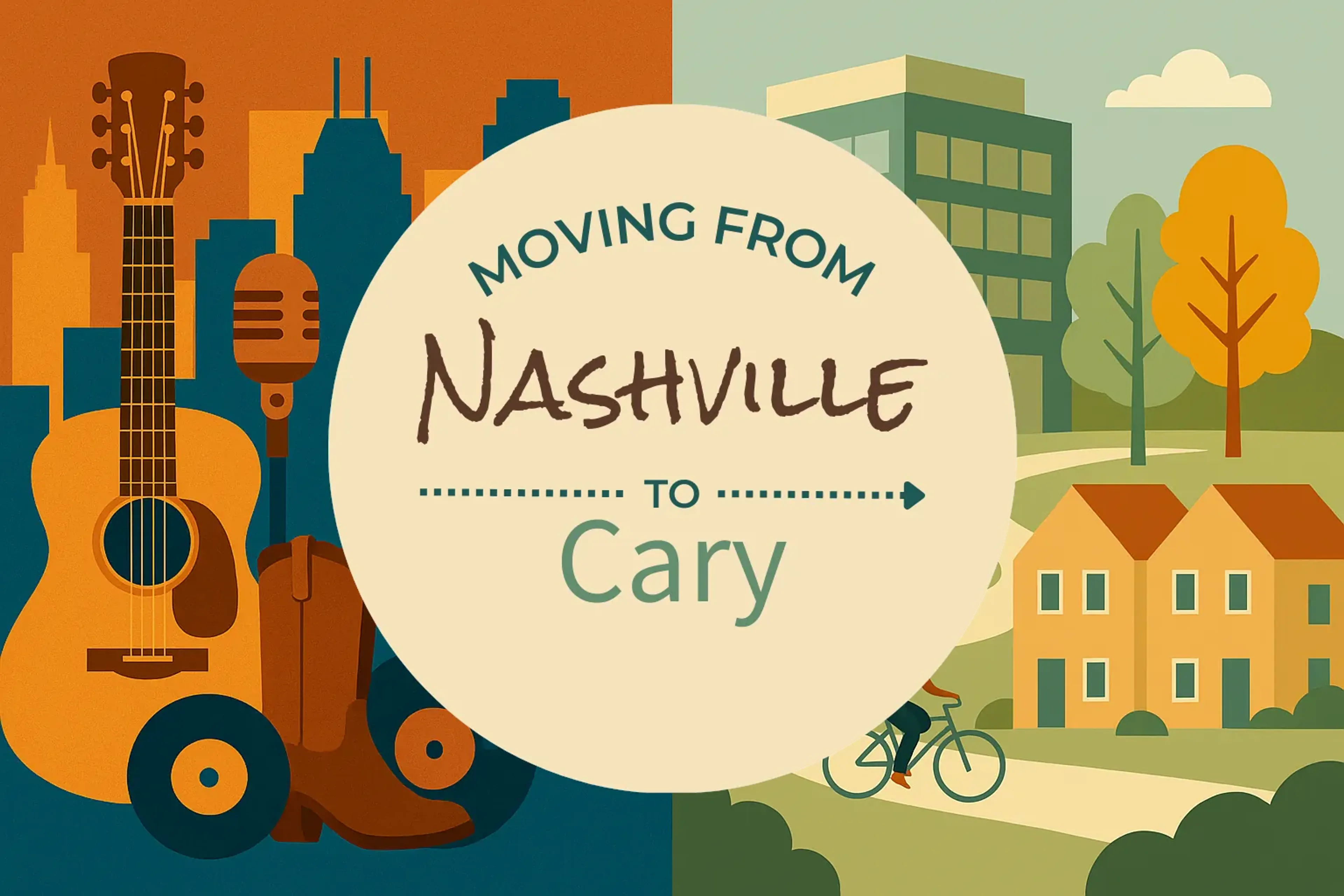 Side-by-side comparison of Nashville to Cary moving companies