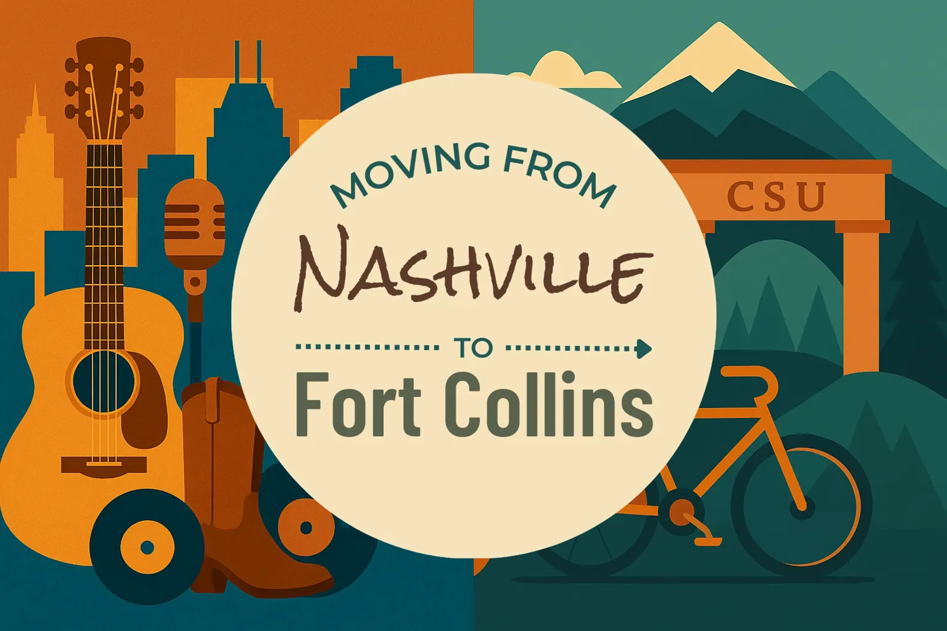 Side-by-side comparison of Nashville to Fort Collins moving companies