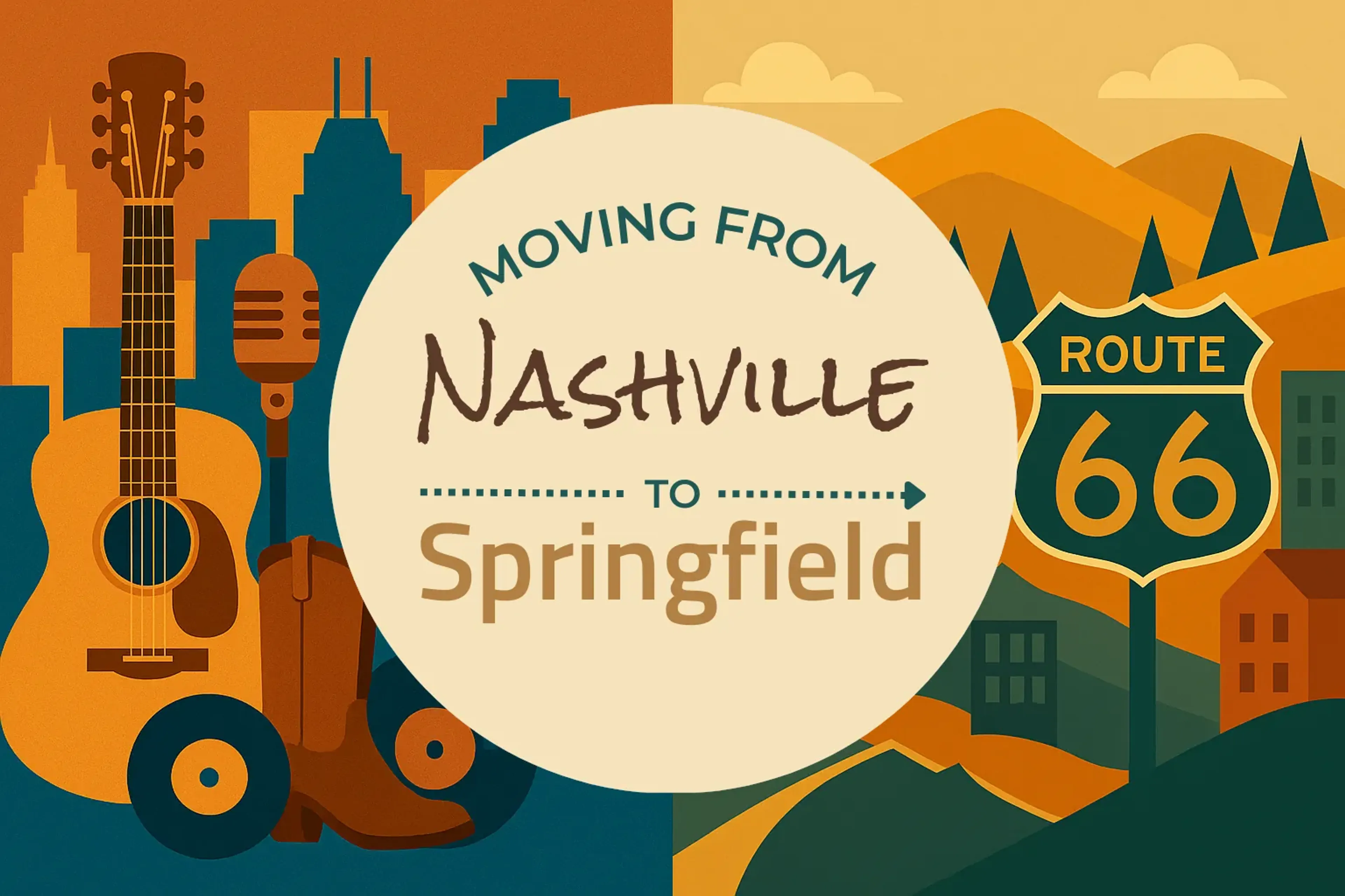 Side-by-side comparison of Nashville to Springfield moving companies