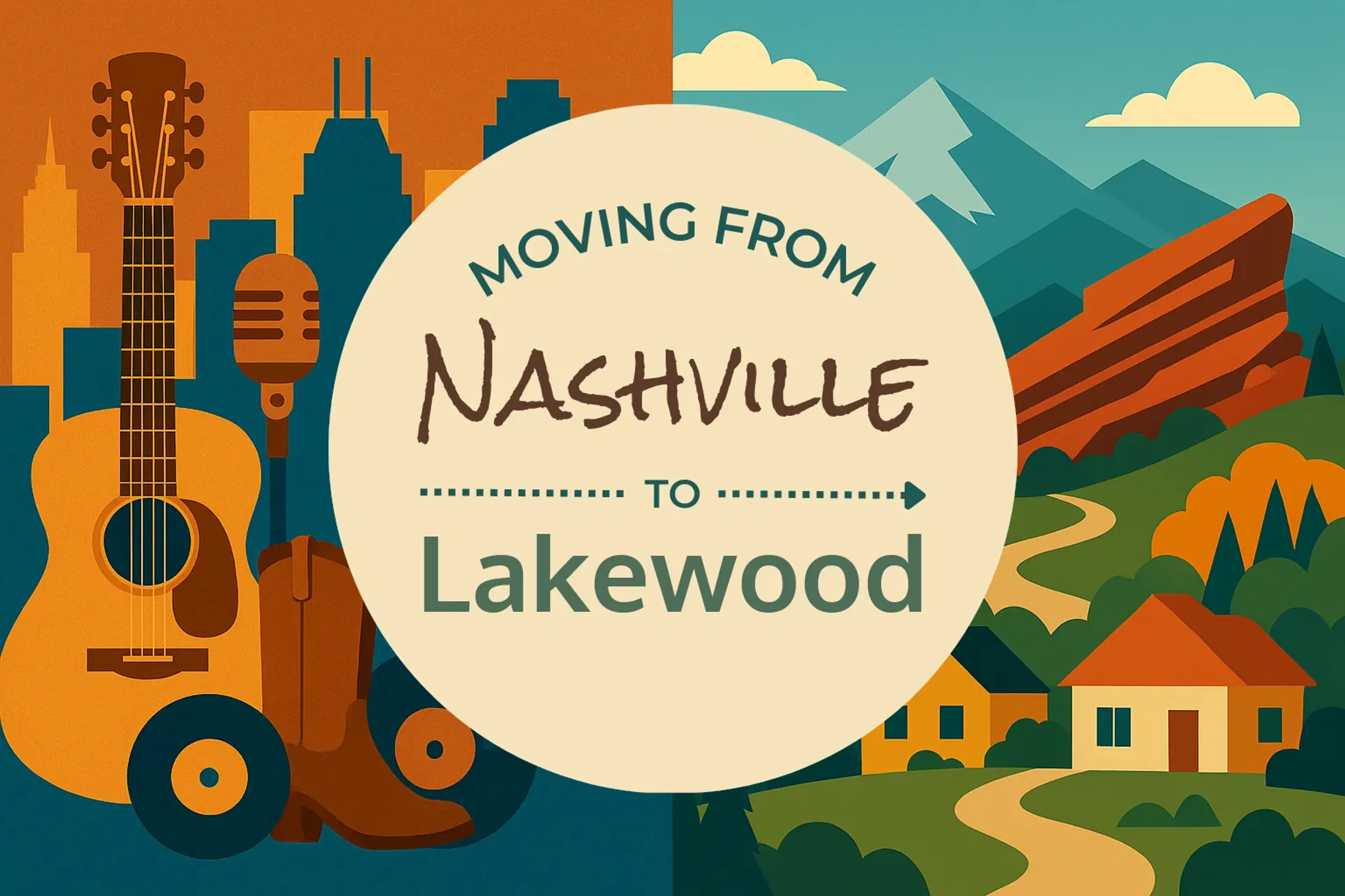 Side-by-side comparison of Nashville to Lakewood moving companies
