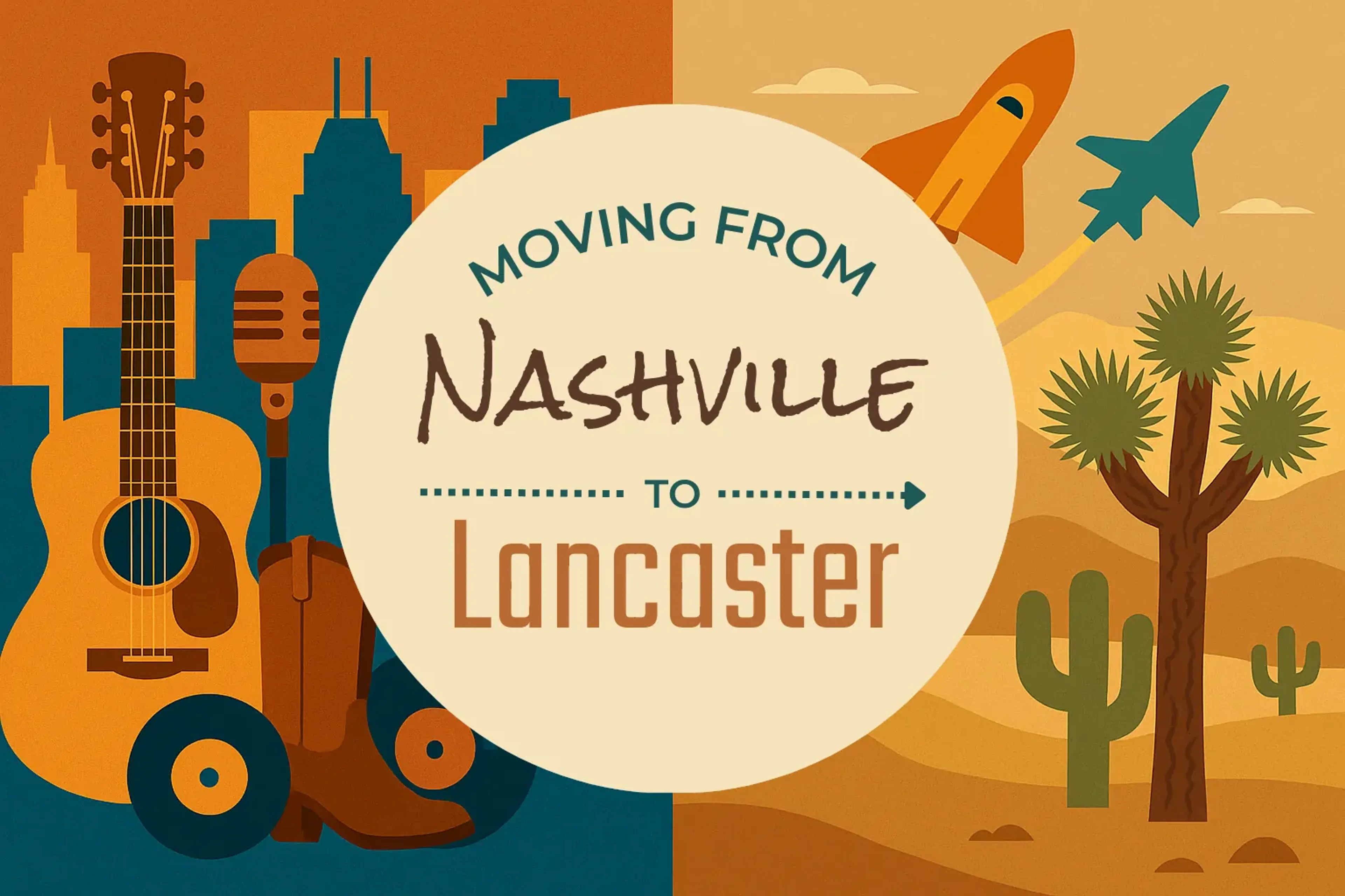 Side-by-side comparison of Nashville to Lancaster moving companies