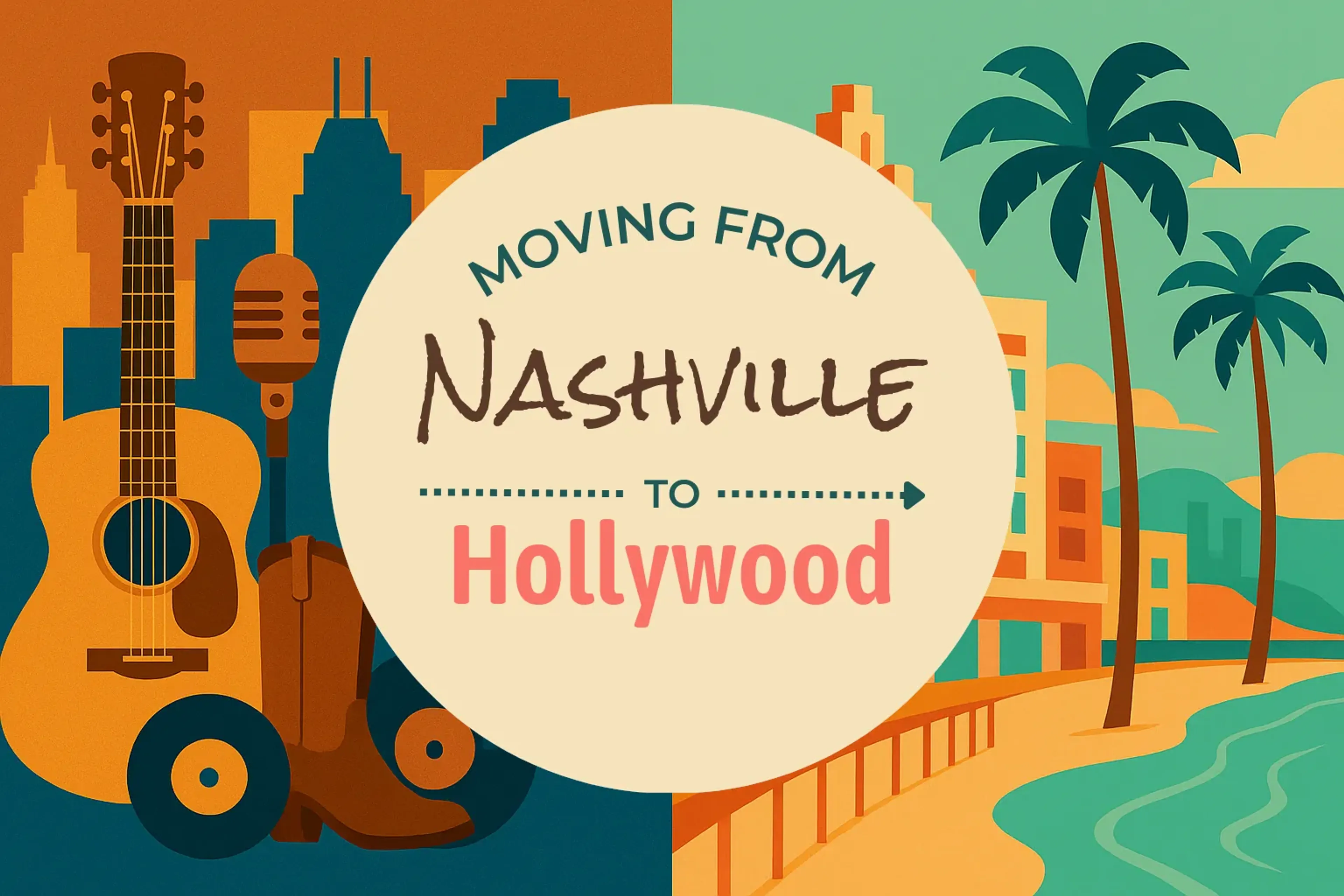 Side-by-side comparison of Nashville to Hollywood moving companies