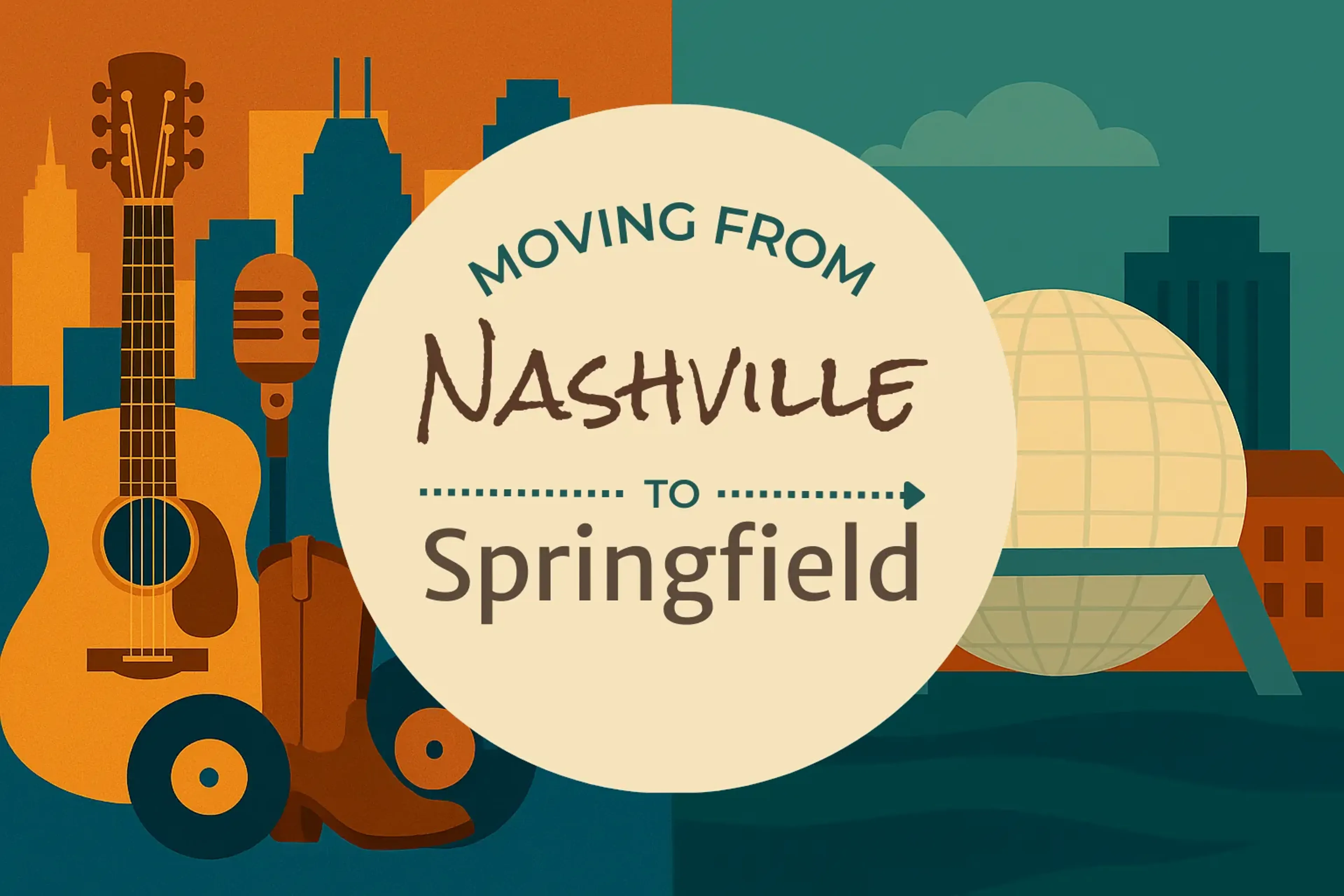 Side-by-side comparison of Nashville to Springfield moving companies