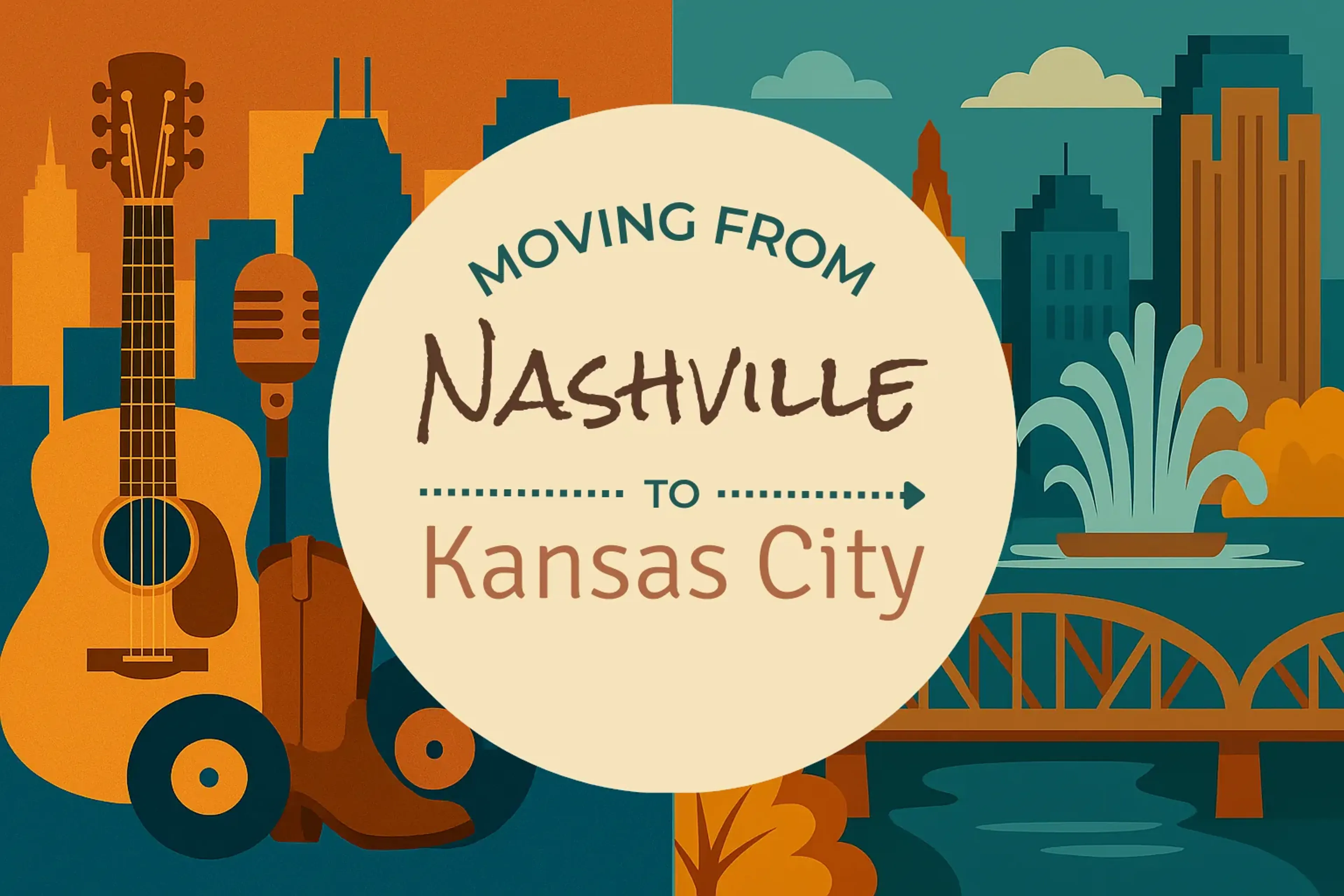 Side-by-side comparison of Nashville to Kansas City moving companies