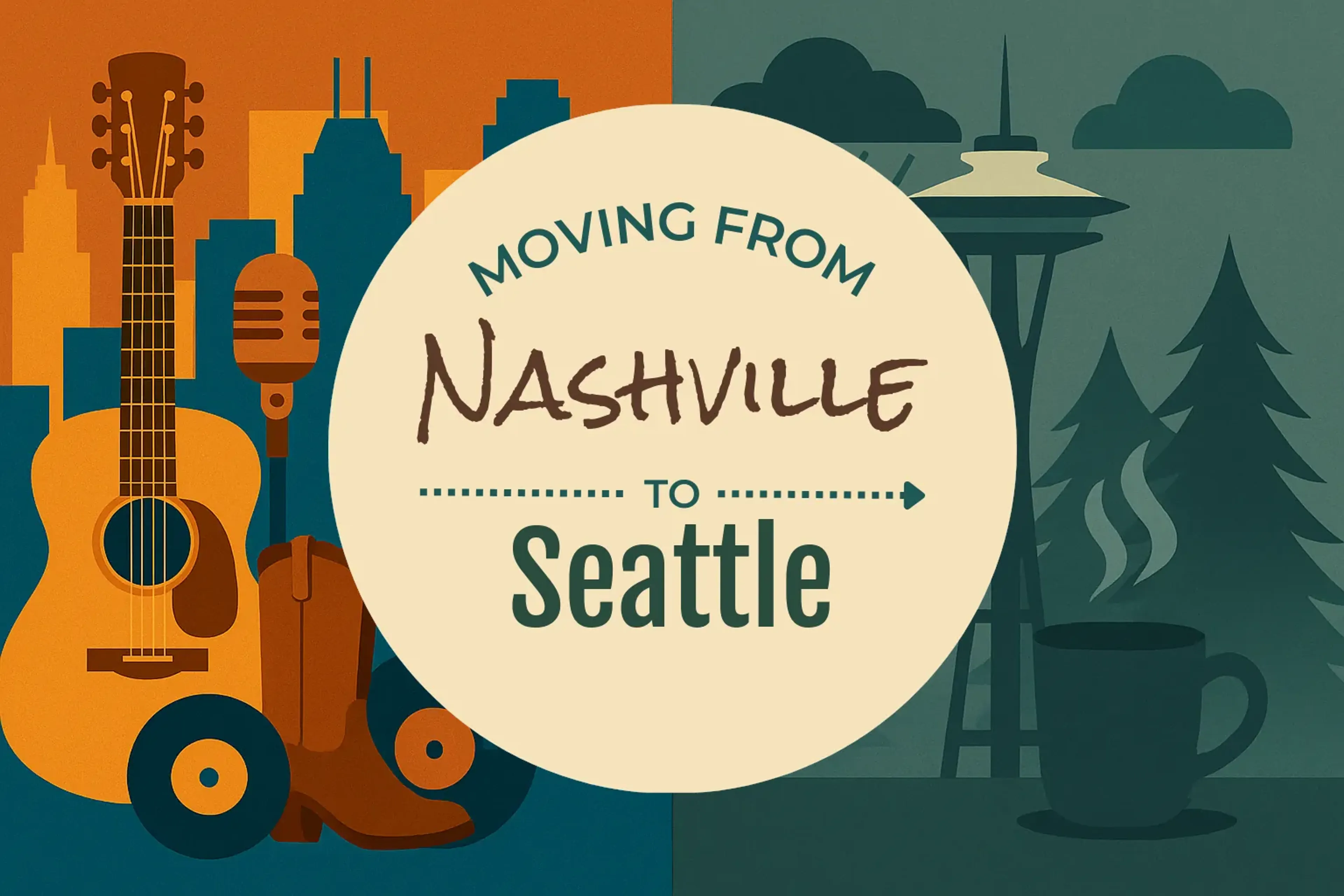 Side-by-side comparison of Nashville to Seattle moving companies