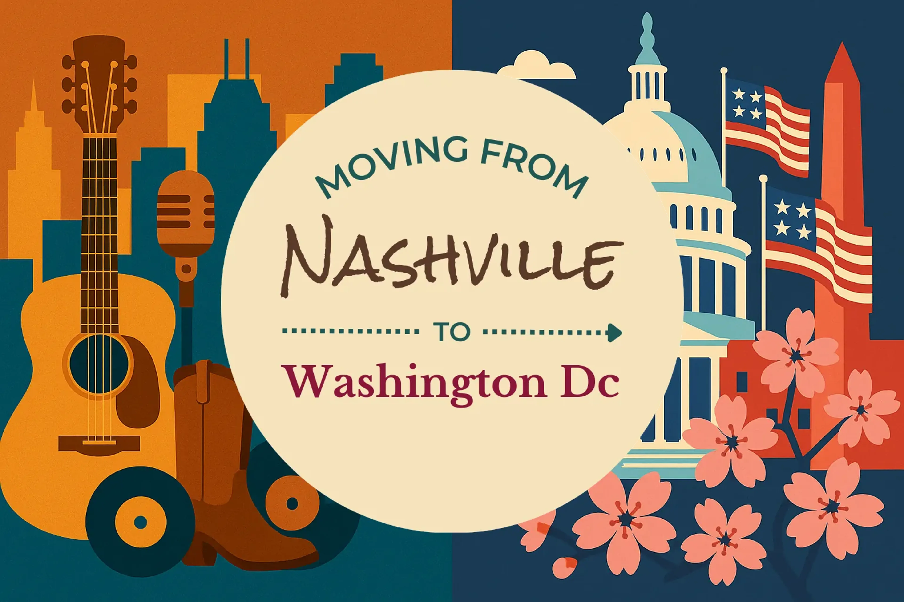 Side-by-side comparison of Nashville to Washington DC moving companies
