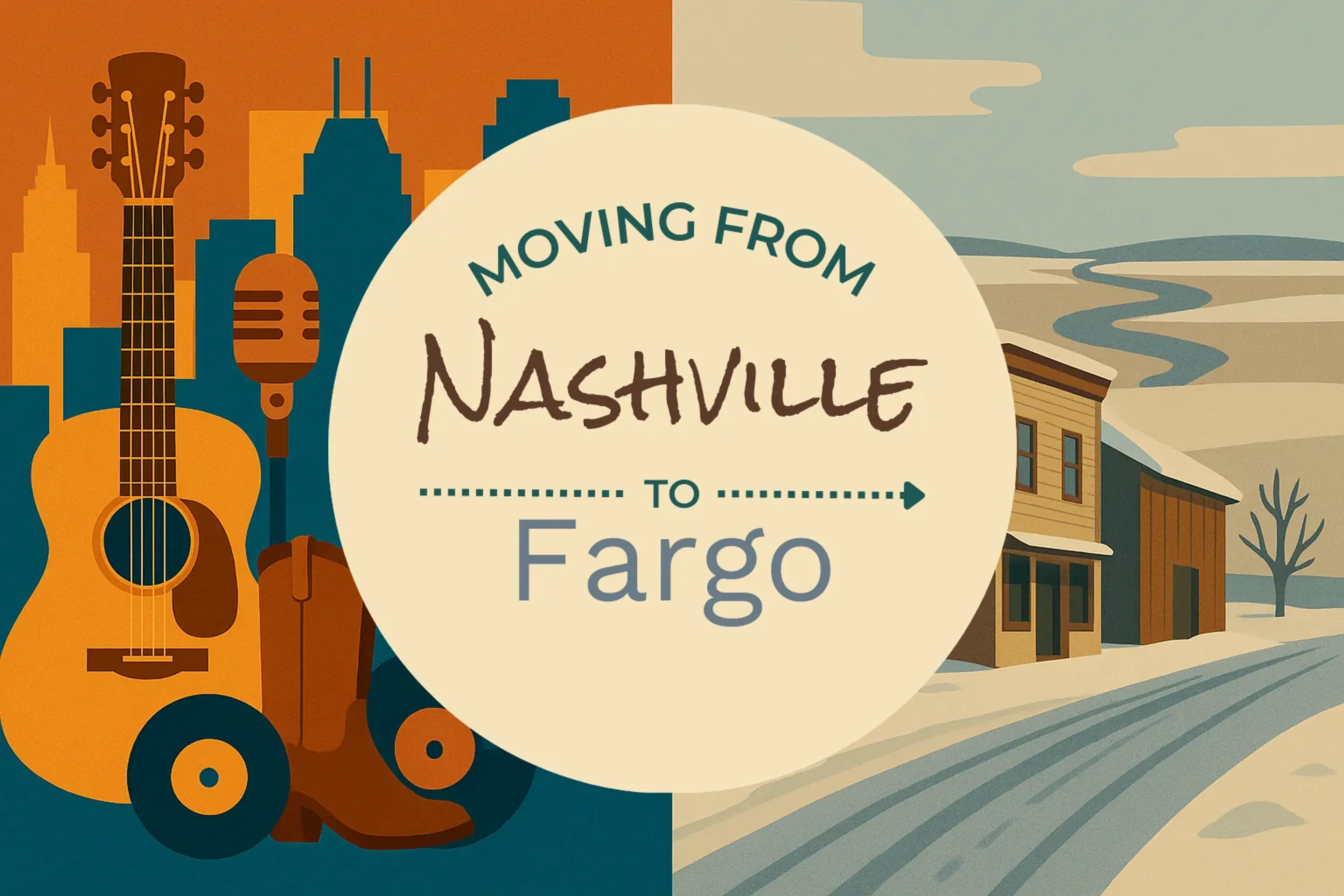 Side-by-side comparison of Nashville to Fargo moving companies