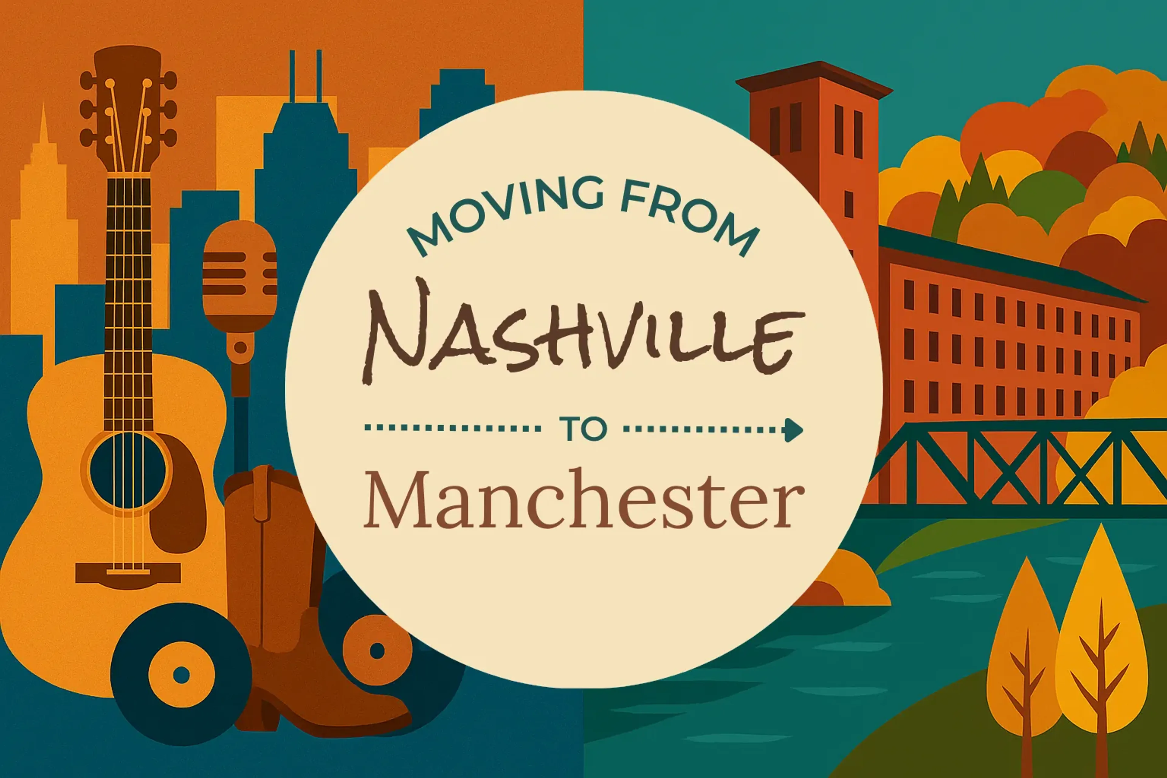 Side-by-side comparison of Nashville to Manchester moving companies