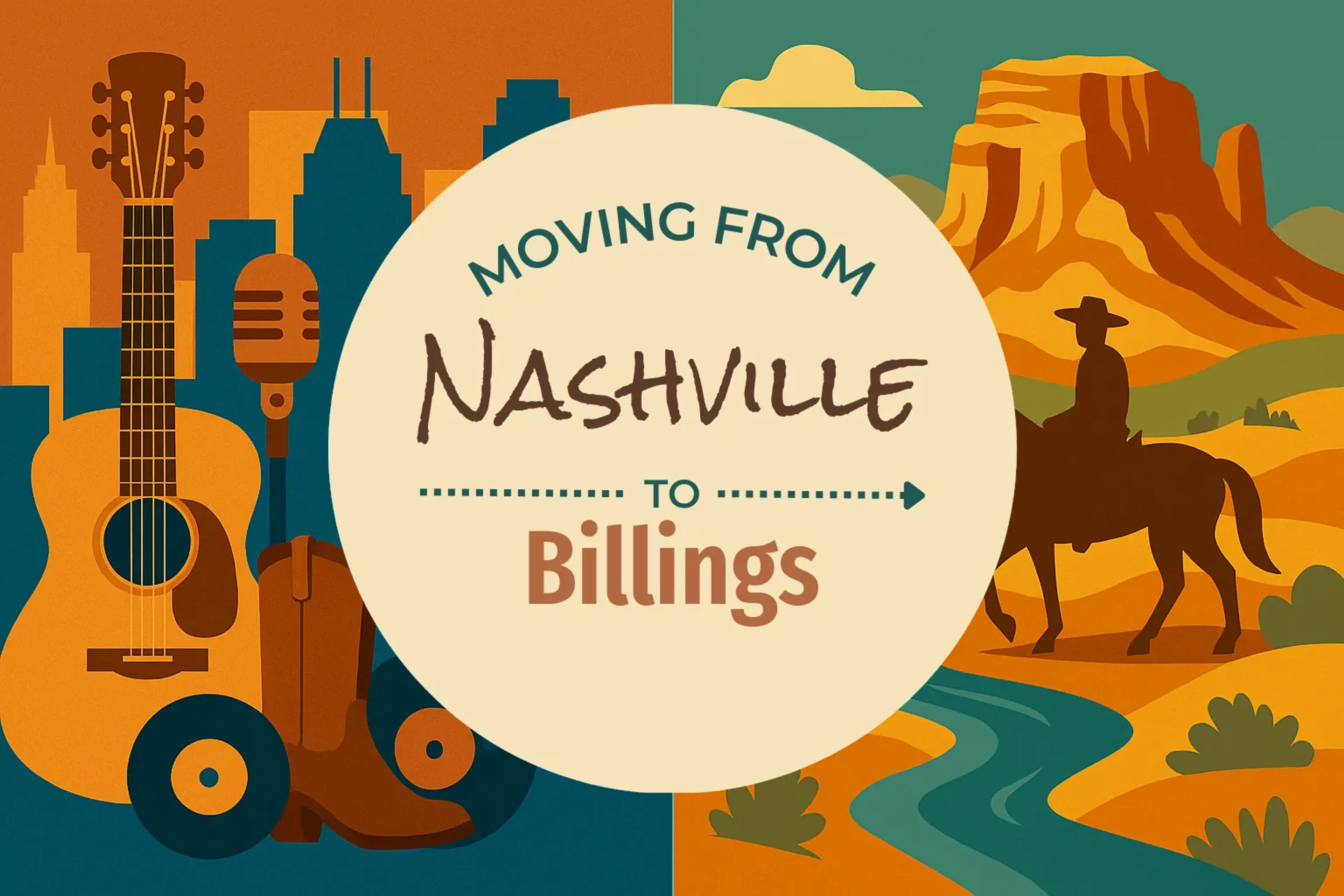 Side-by-side comparison of Nashville to Billings moving companies
