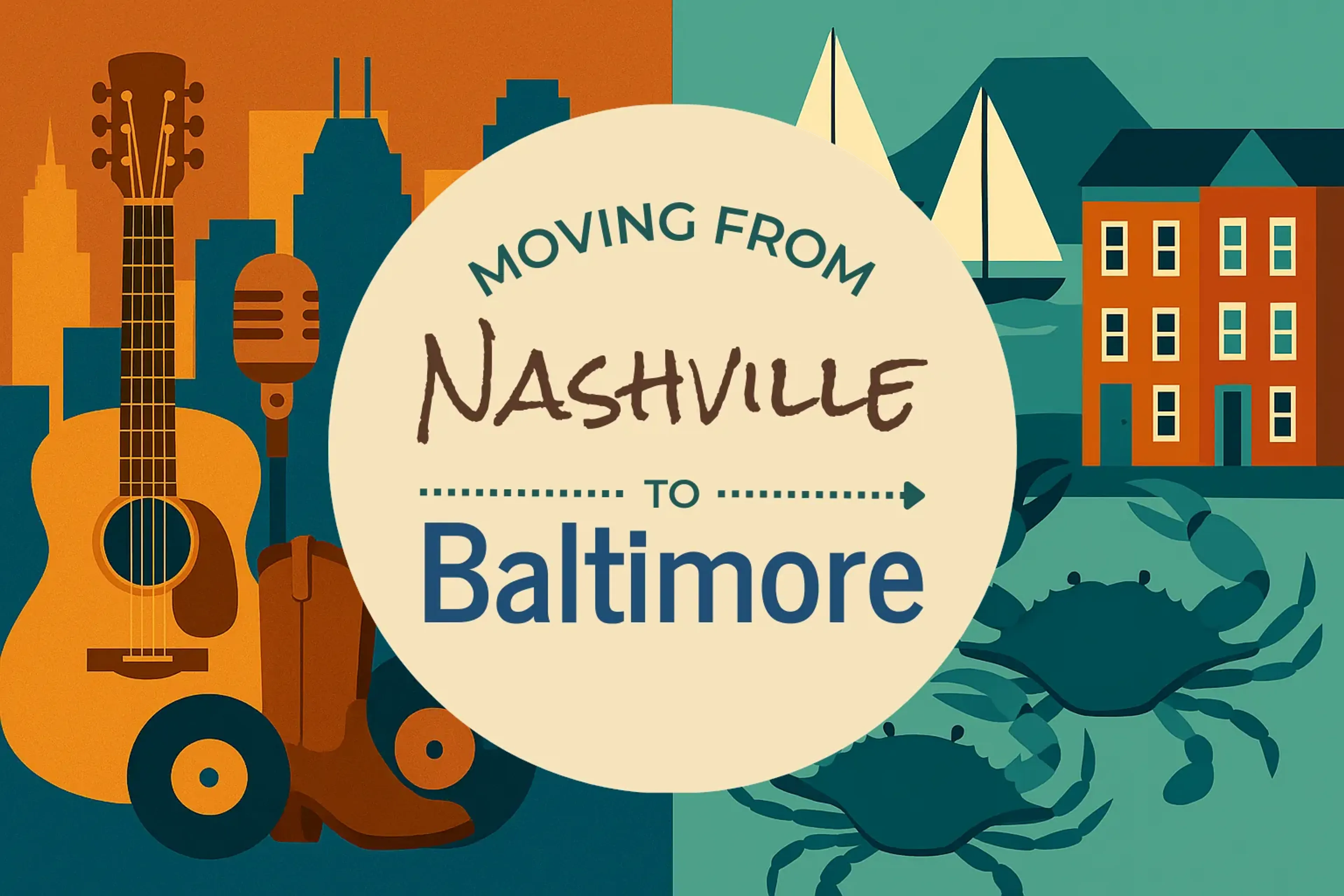 Side-by-side comparison of Nashville to Baltimore moving companies