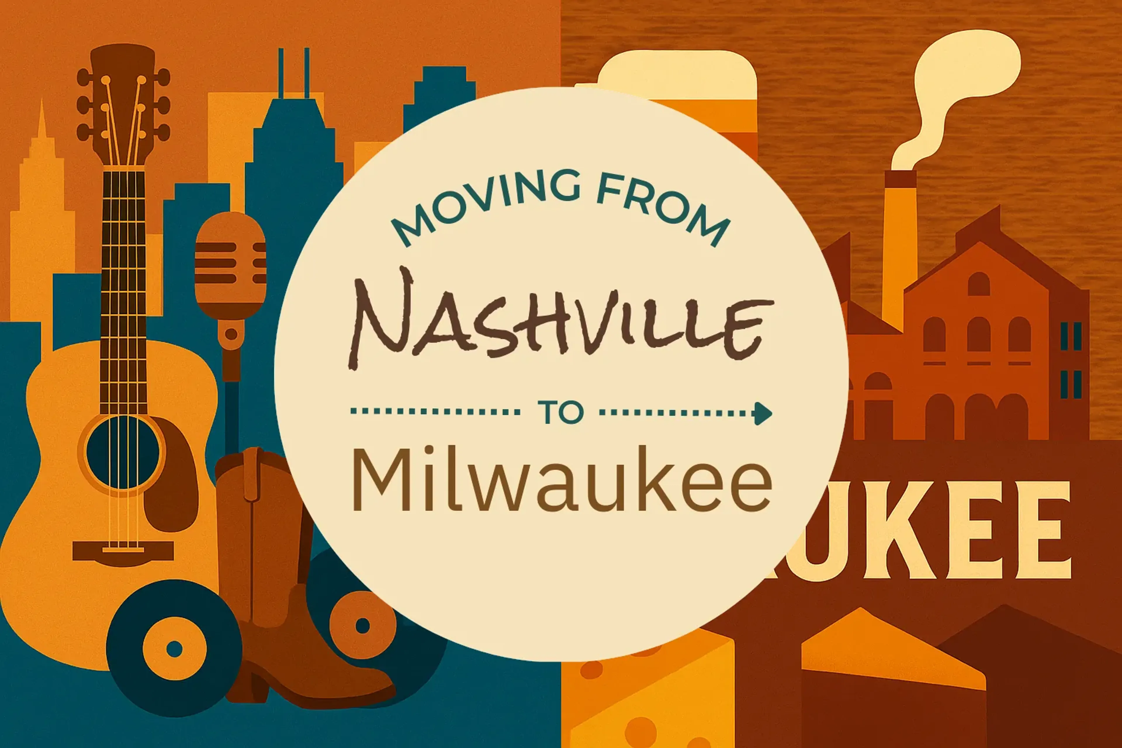 Side-by-side comparison of Nashville to Milwaukee moving companies