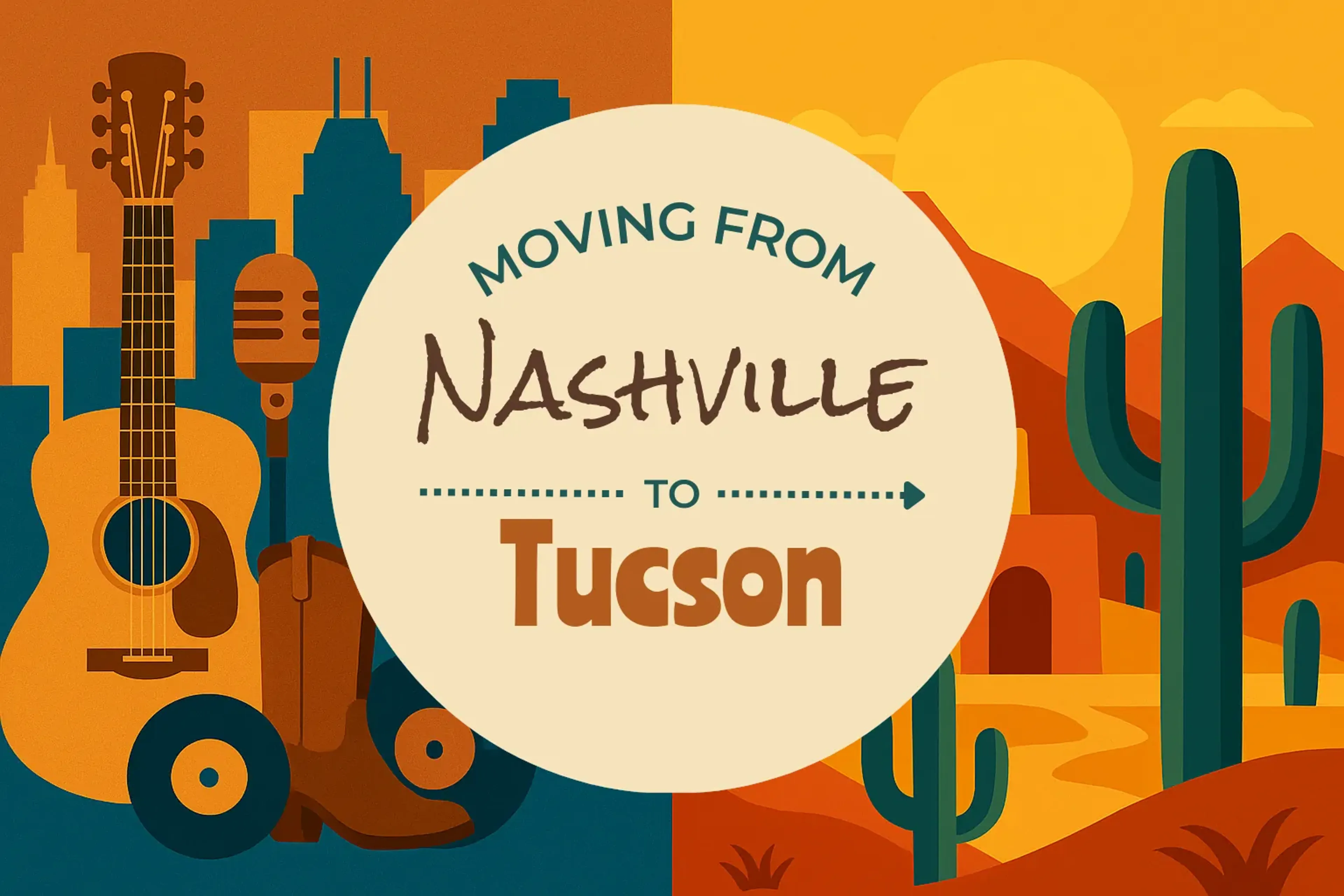 Side-by-side comparison of Nashville to Tucson moving companies