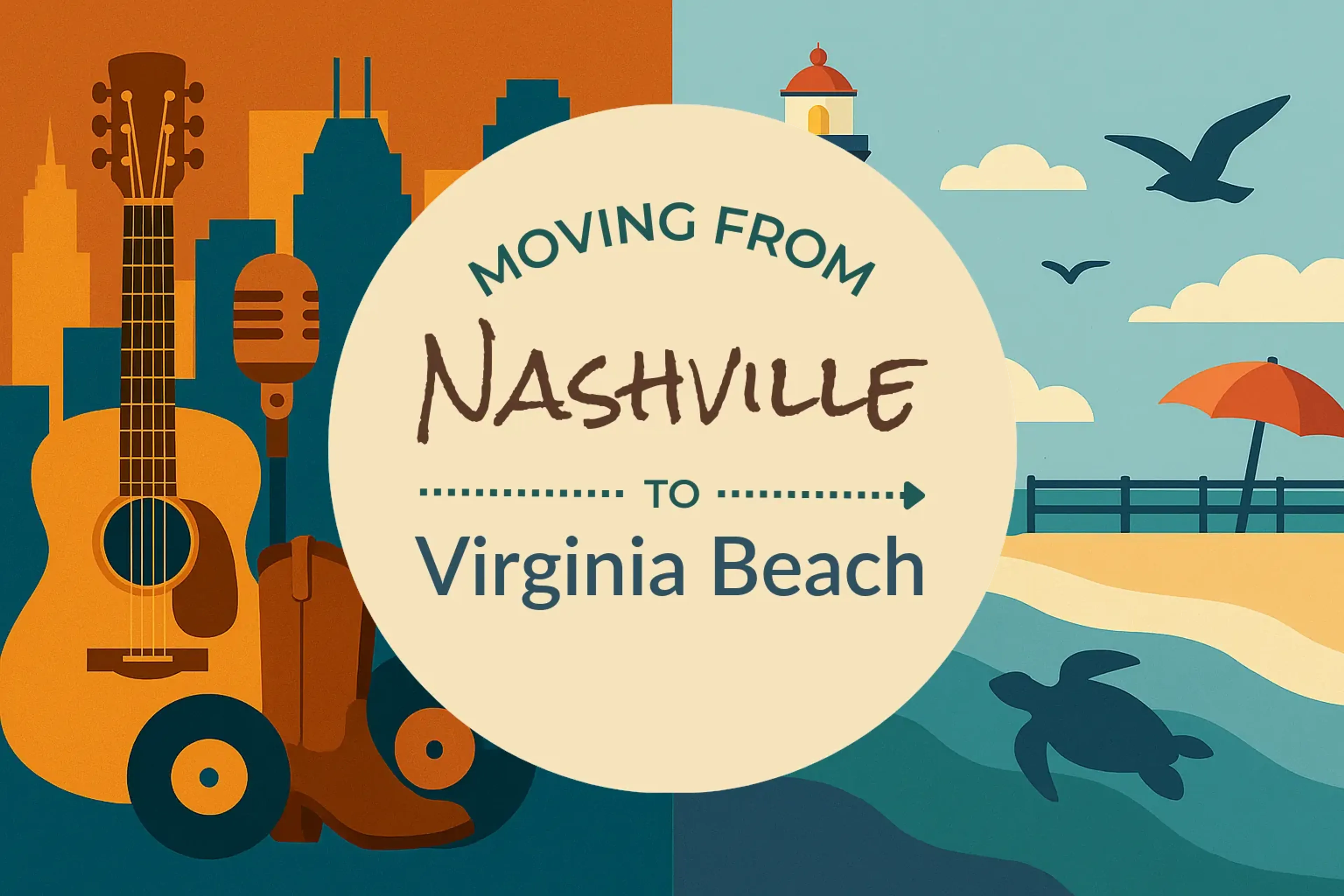 Side-by-side comparison of Nashville to Virginia Beach moving companies