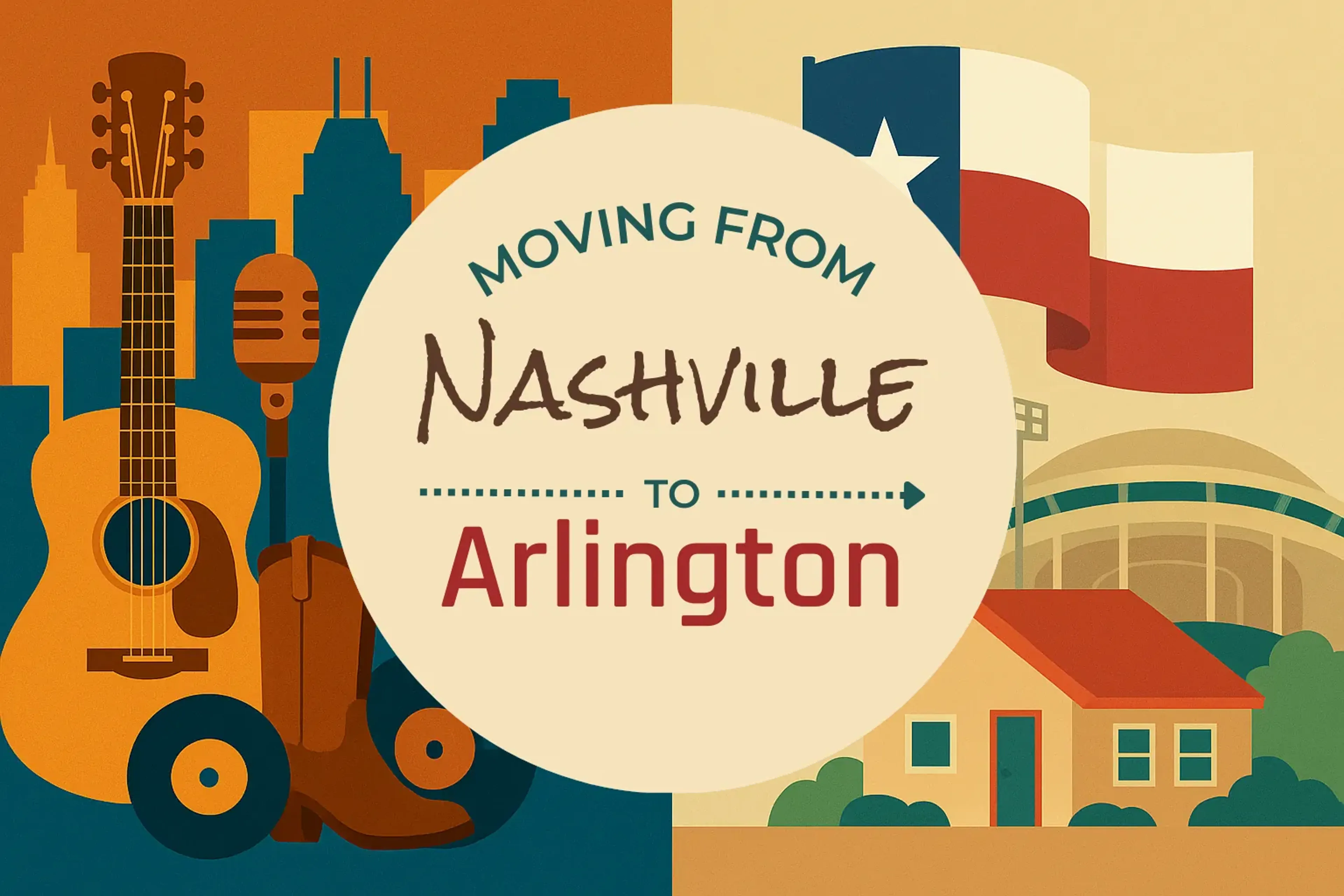 Side-by-side comparison of Nashville to Arlington moving companies