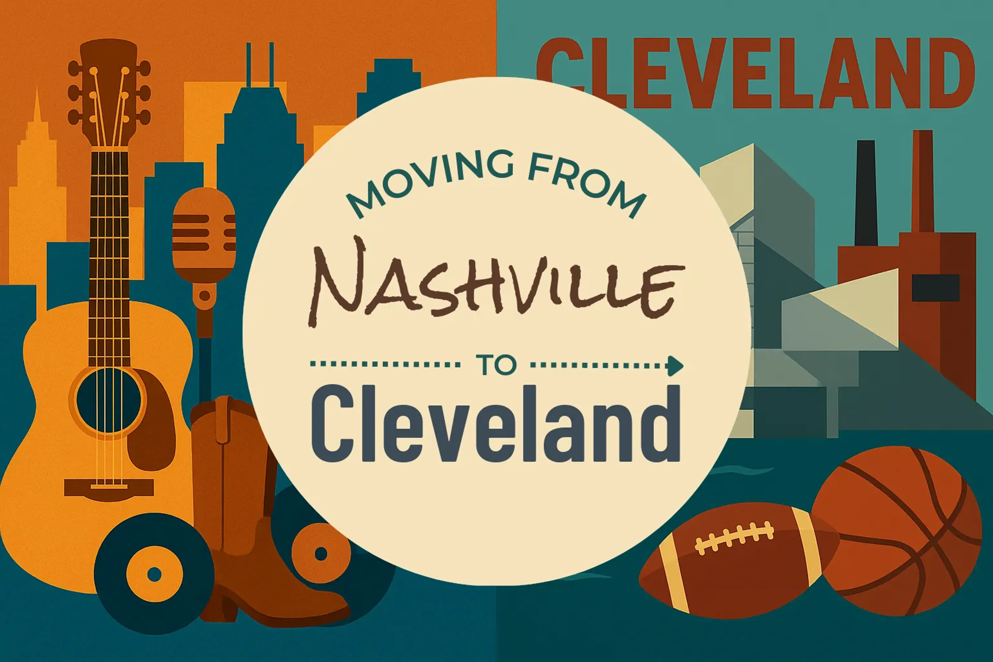 Side-by-side comparison of Nashville to Cleveland moving companies