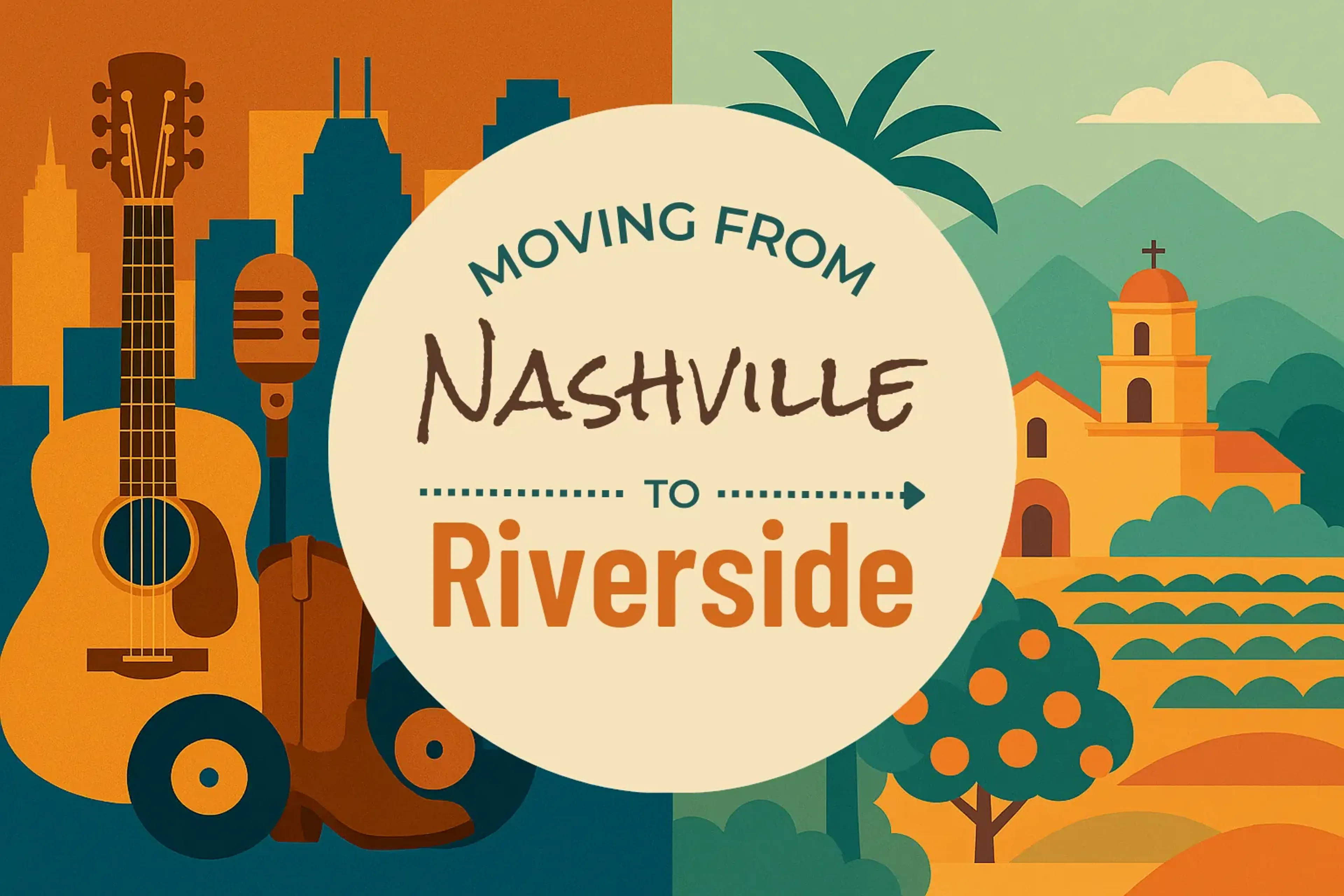 Side-by-side comparison of Nashville to Riverside moving companies