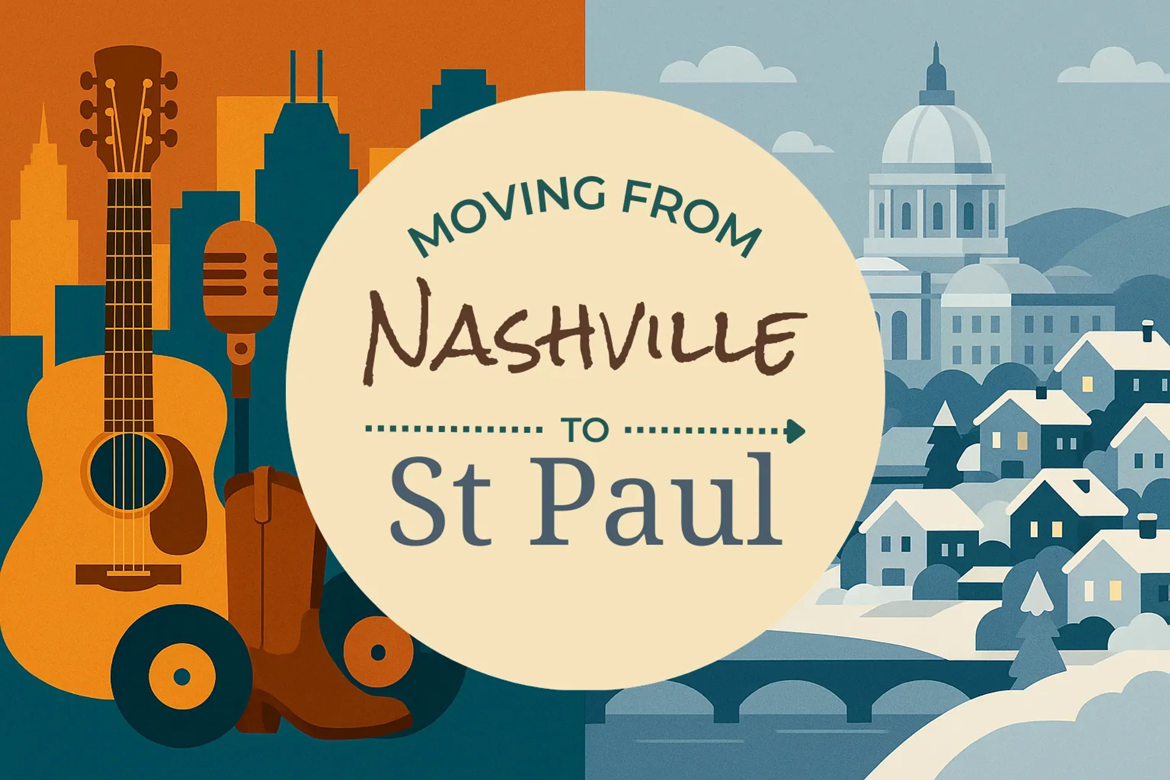 Side-by-side comparison of Nashville to St. Paul moving companies