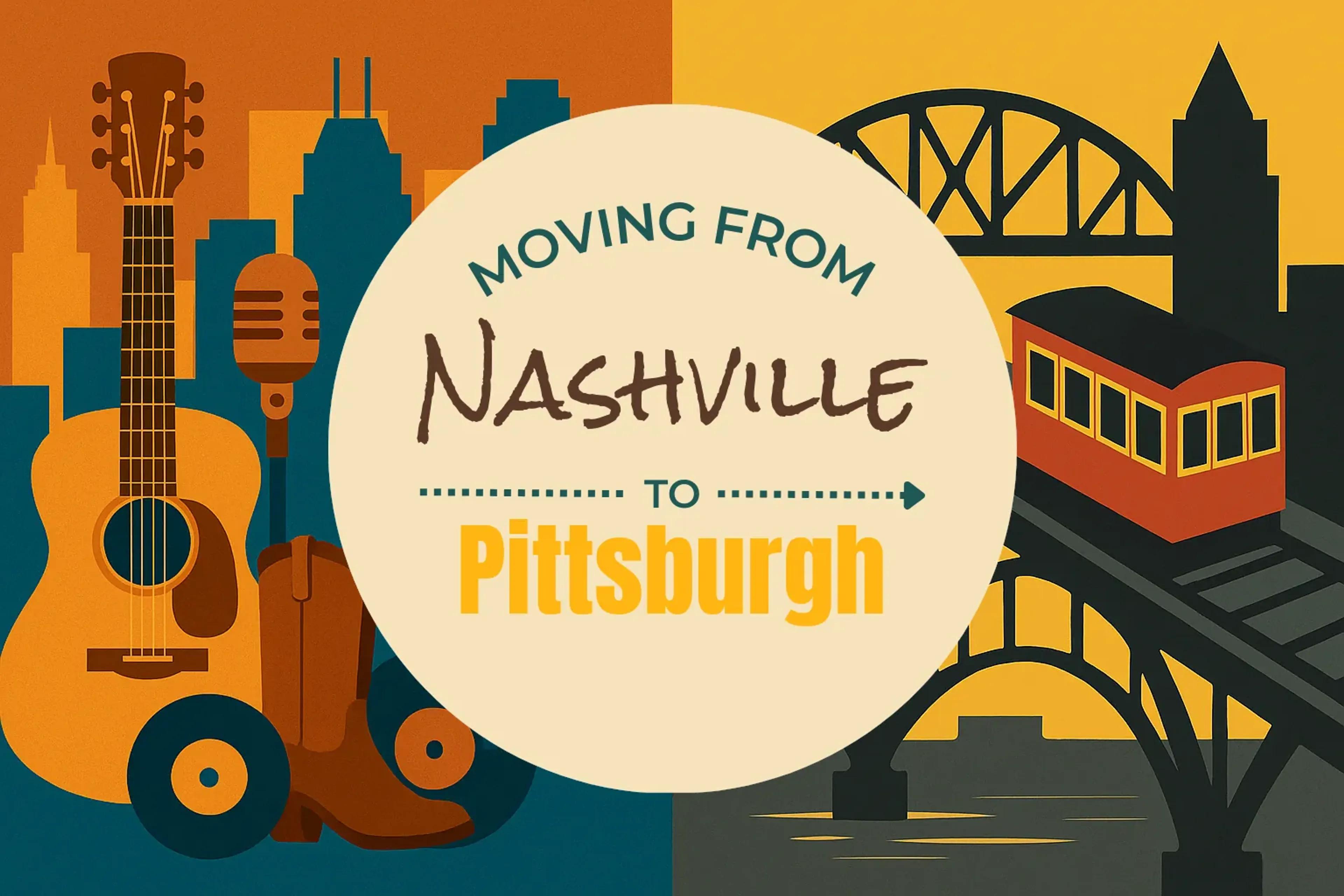 Side-by-side comparison of Nashville to Pittsburgh moving companies