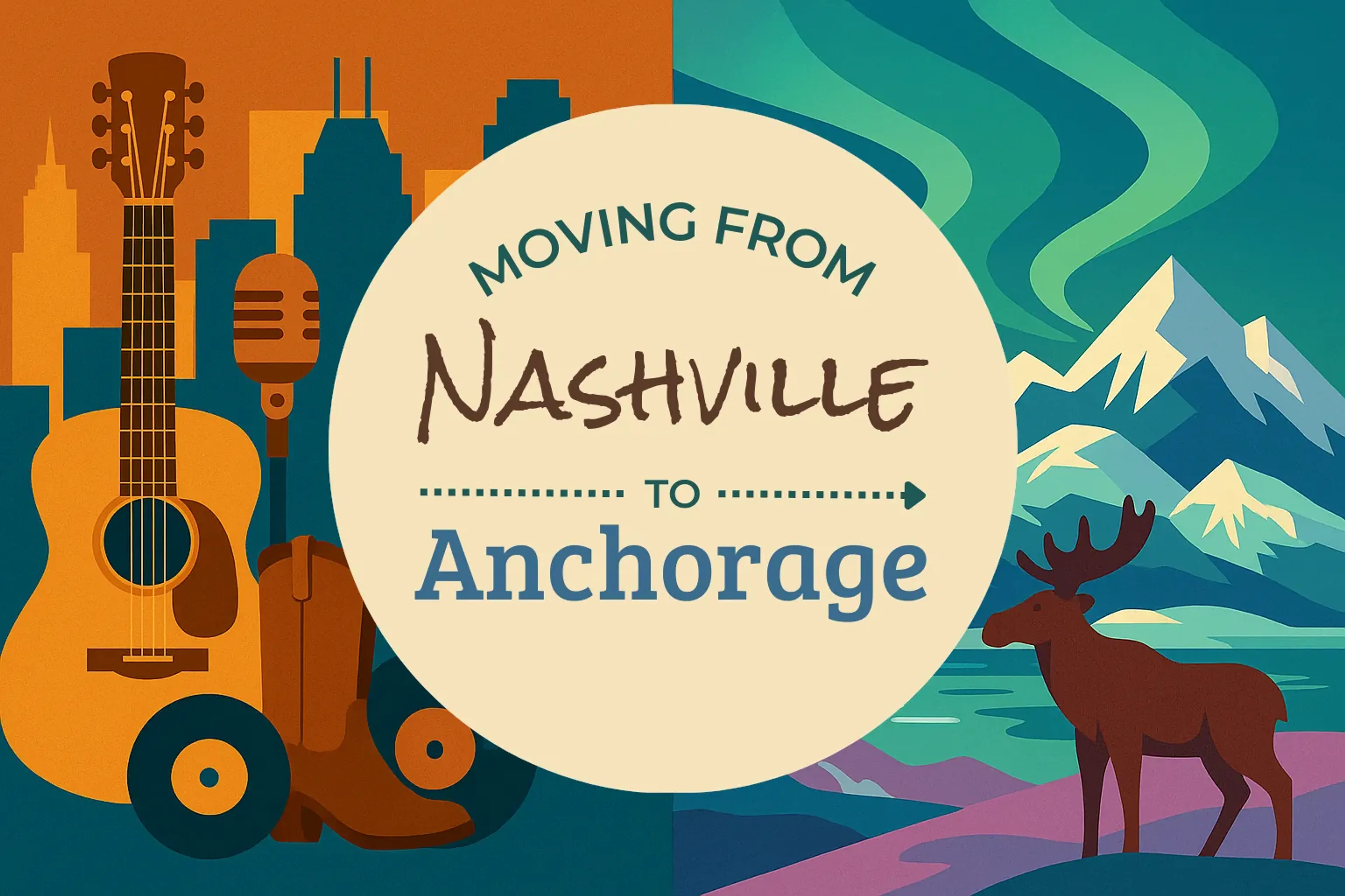 Side-by-side comparison of Nashville to Anchorage moving companies