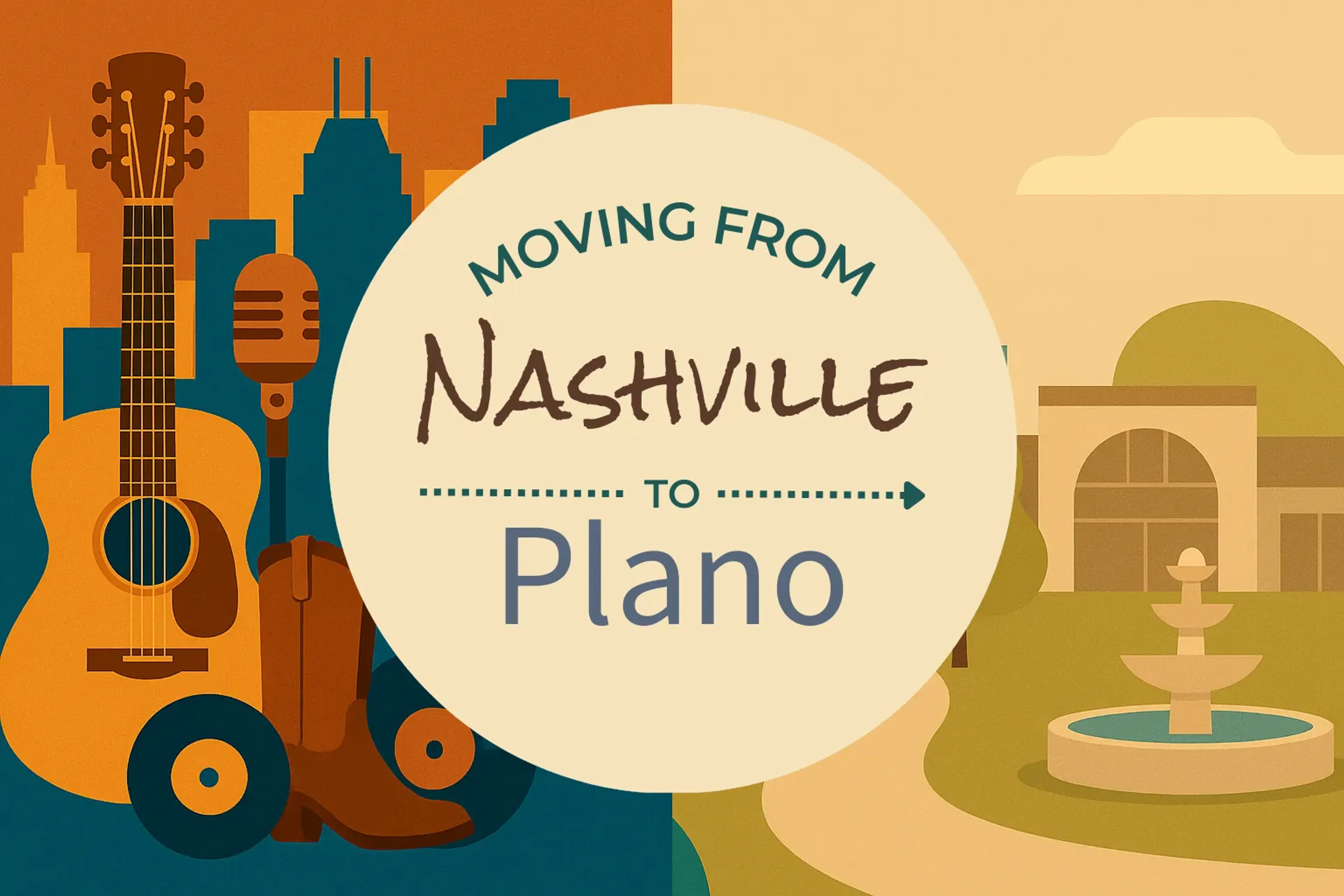 Side-by-side comparison of Nashville to Plano moving companies
