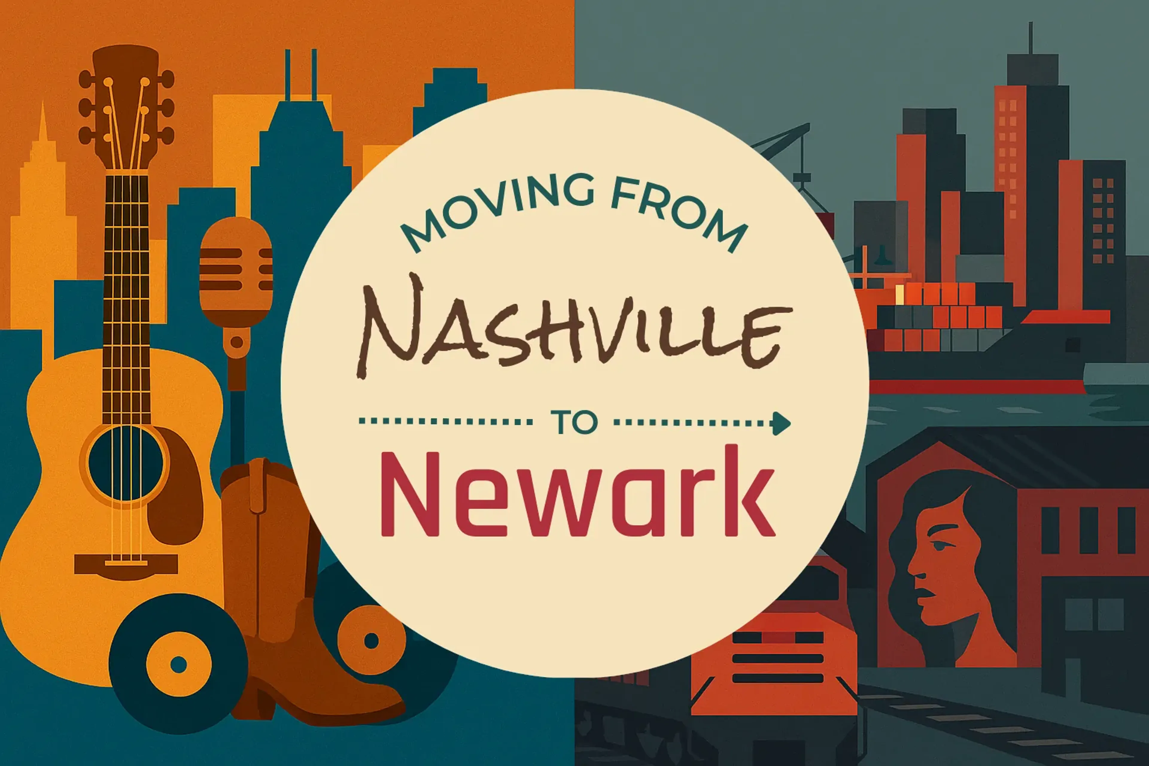 Side-by-side comparison of Nashville to Newark moving companies