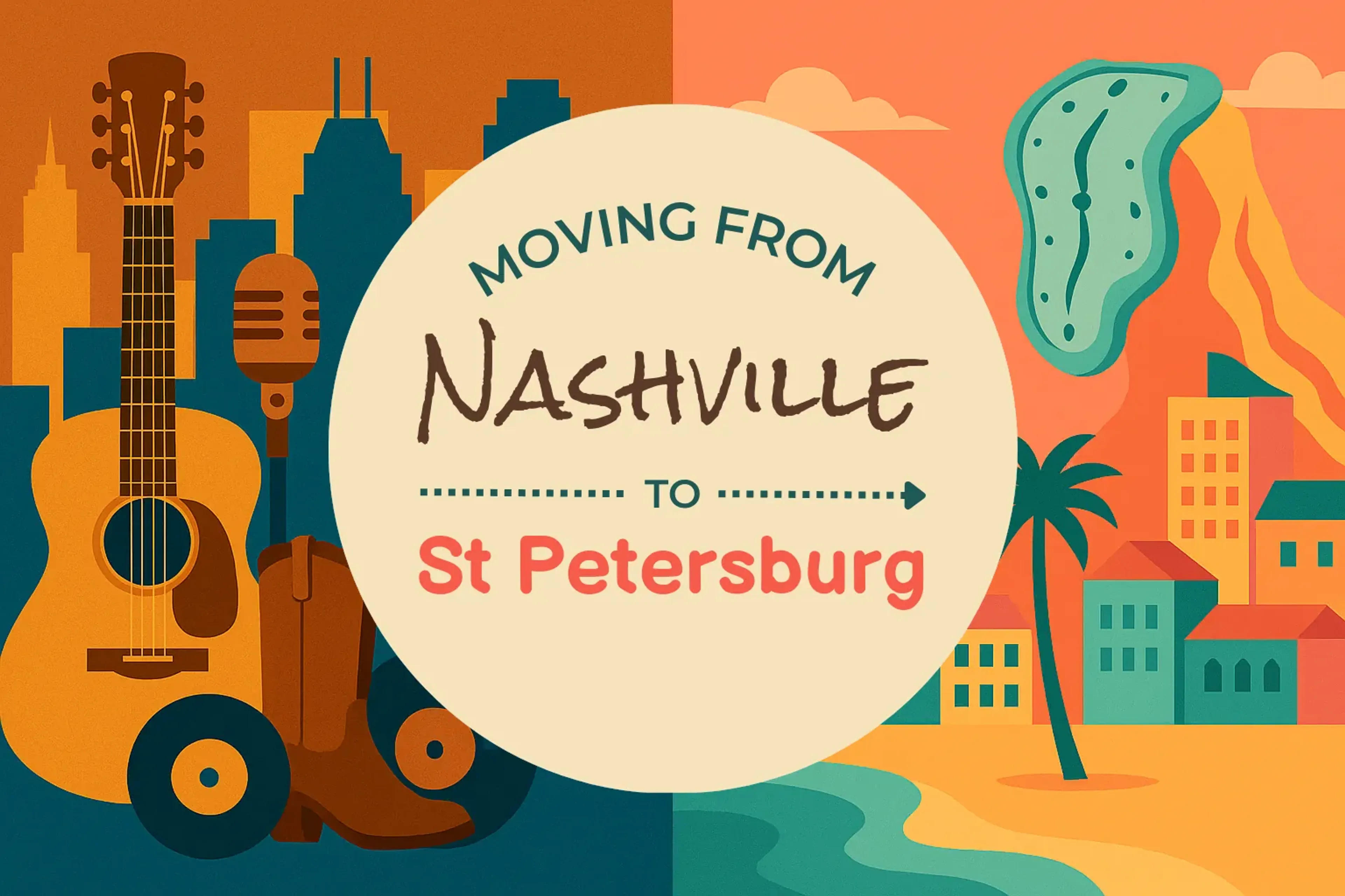 Side-by-side comparison of Nashville to St. Petersburg moving companies
