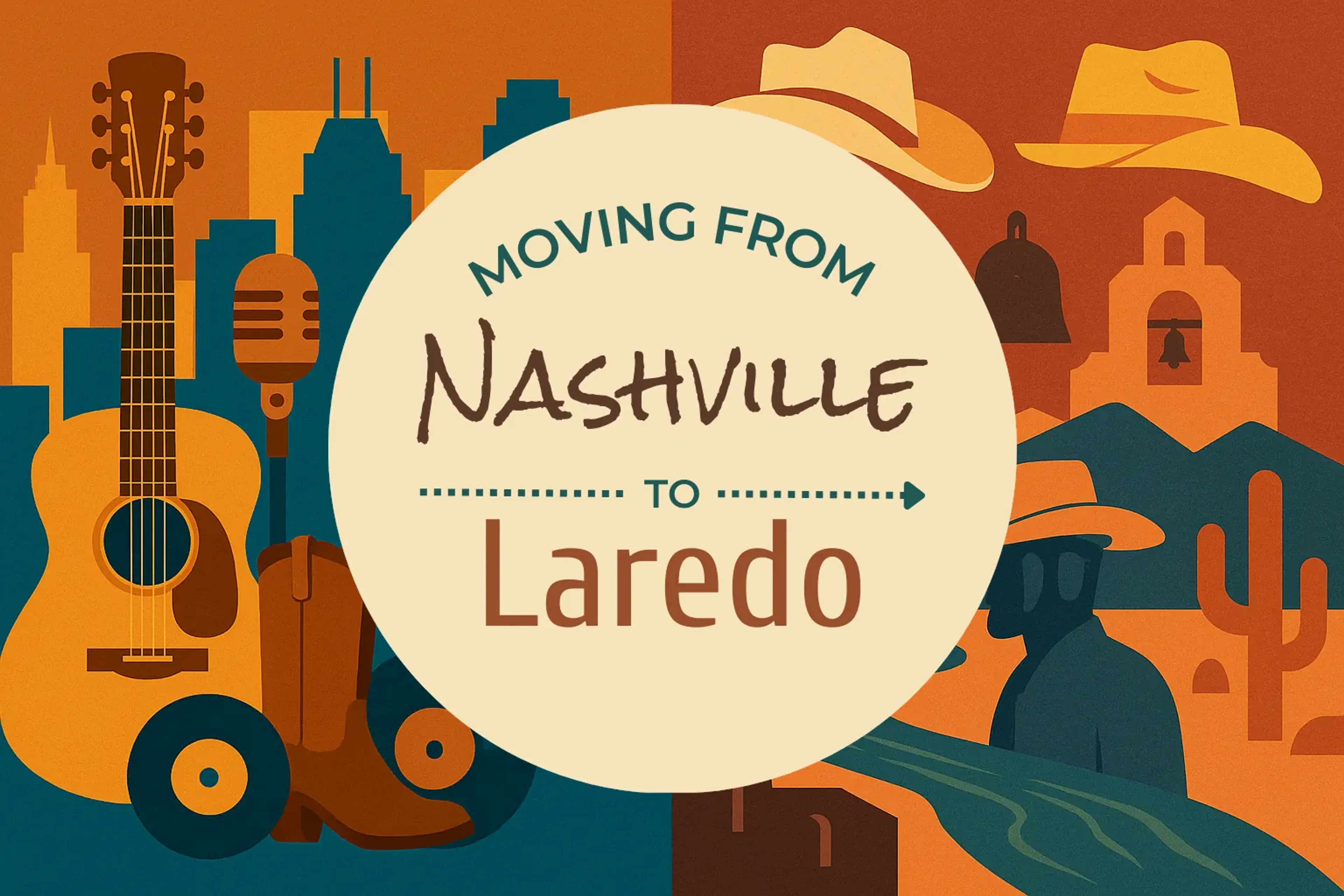 Side-by-side comparison of Nashville to Laredo moving companies