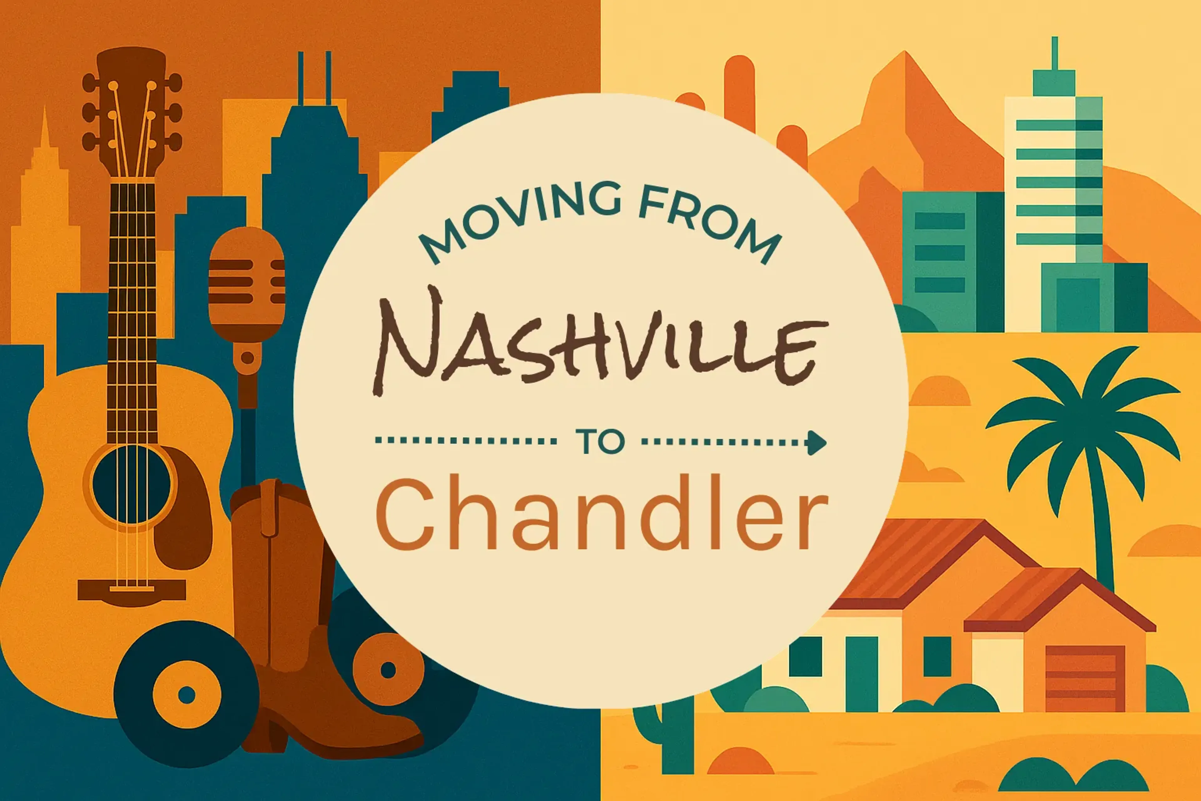 Side-by-side comparison of Nashville to Chandler moving companies