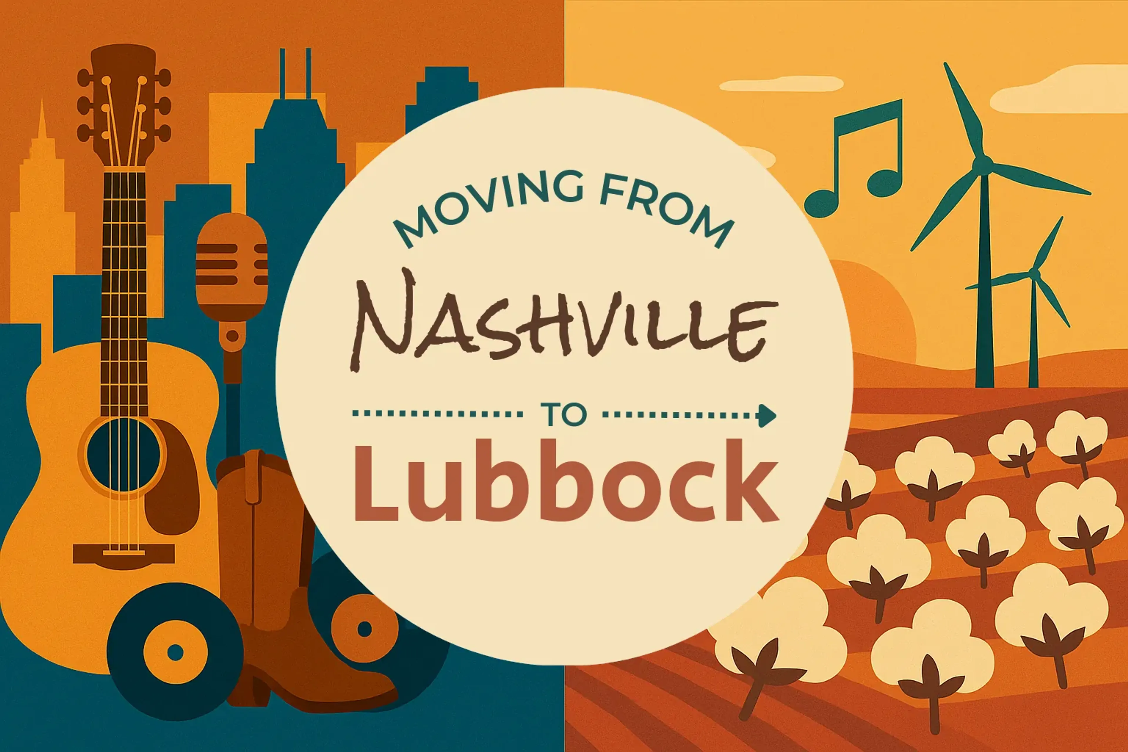 Side-by-side comparison of Nashville to Lubbock moving companies