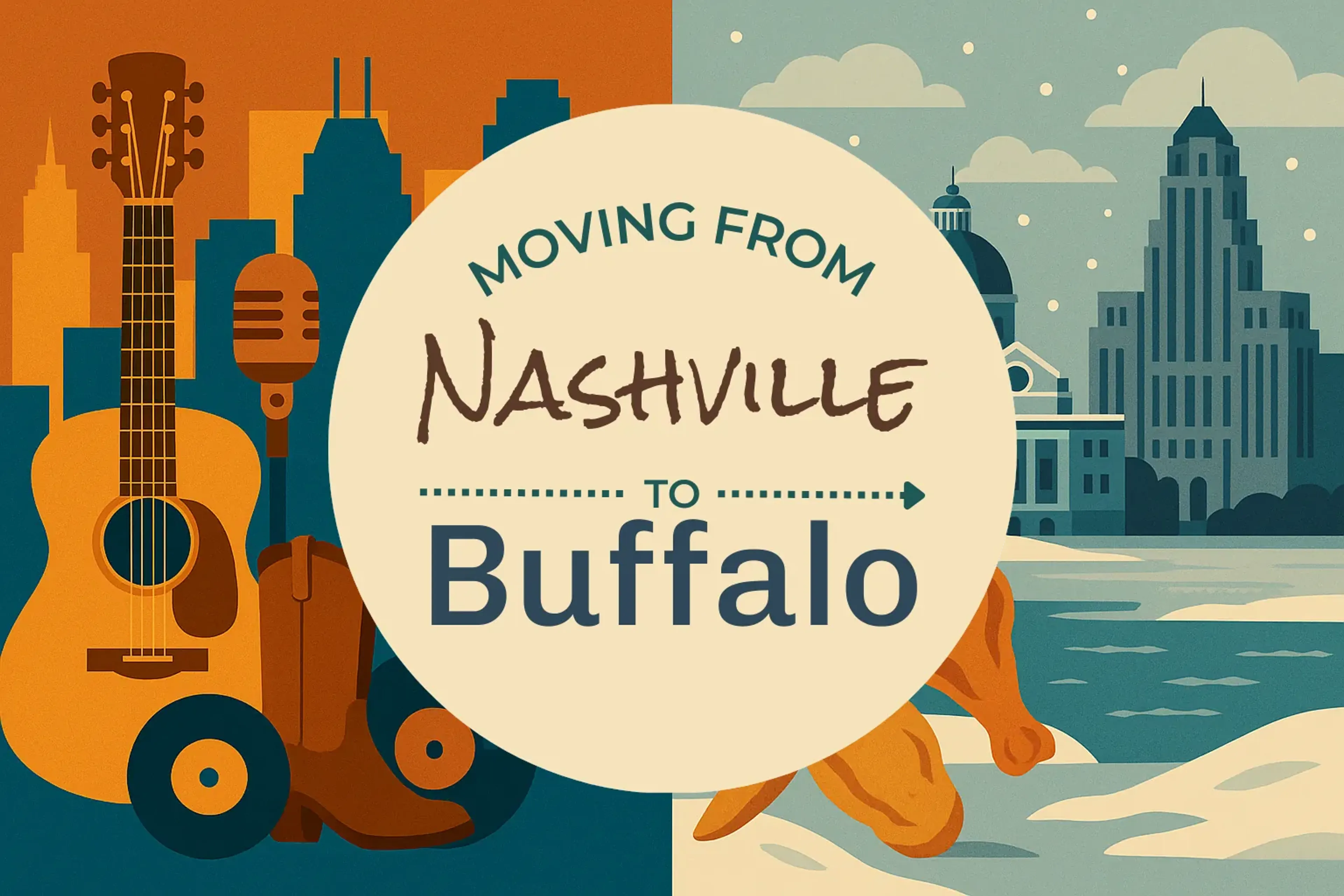 Side-by-side comparison of Nashville to Buffalo moving companies