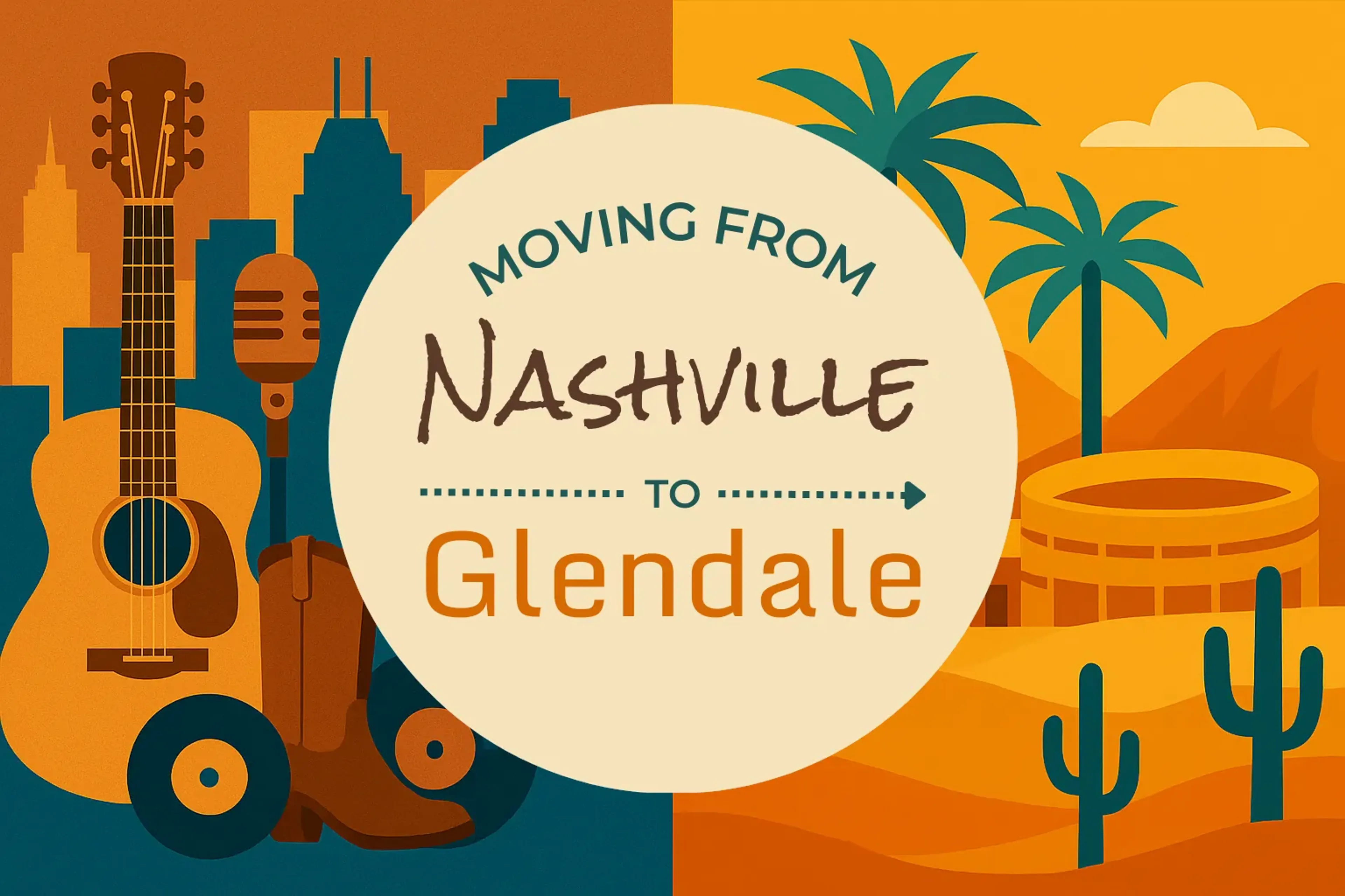 Side-by-side comparison of Nashville to Glendale moving companies