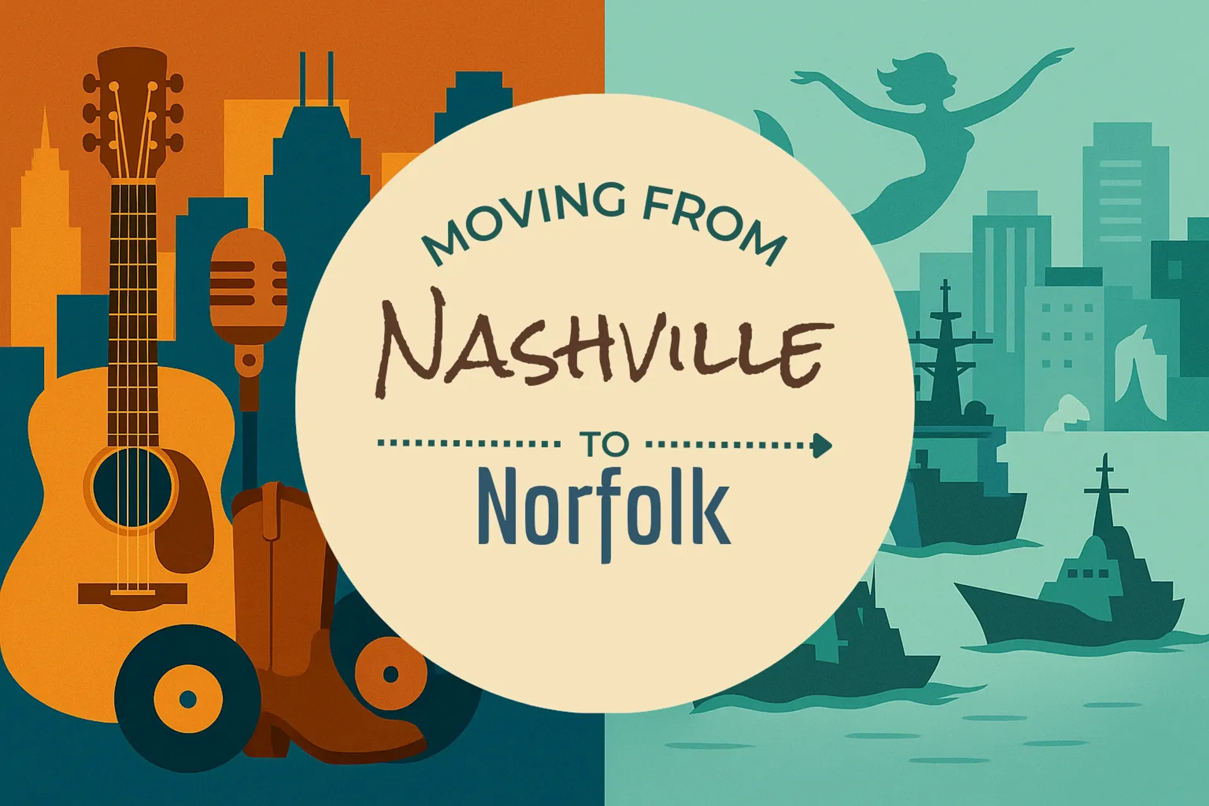 Side-by-side comparison of Nashville to Norfolk moving companies