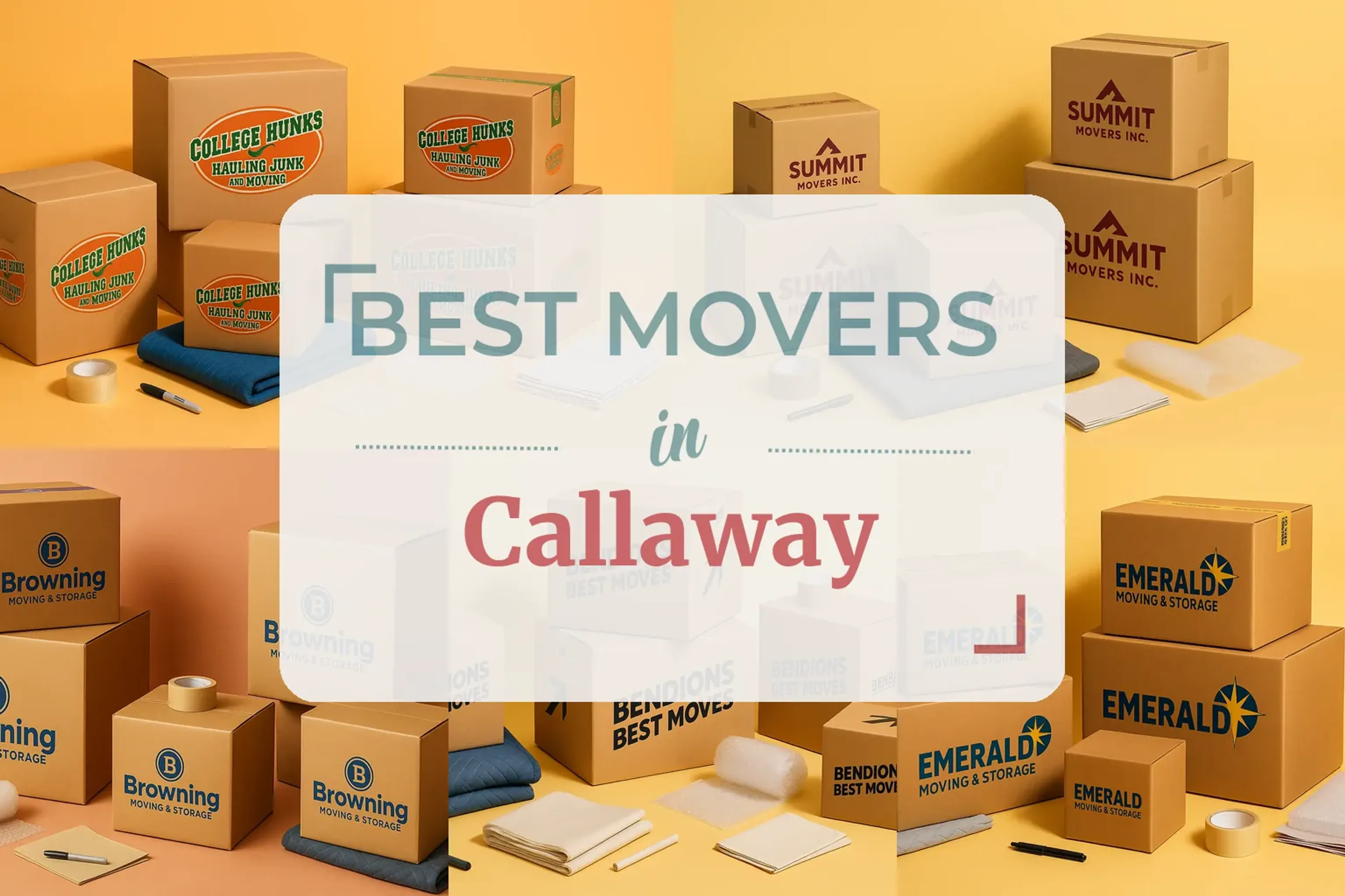 Side-by-side comparison of Callaway moving companies
