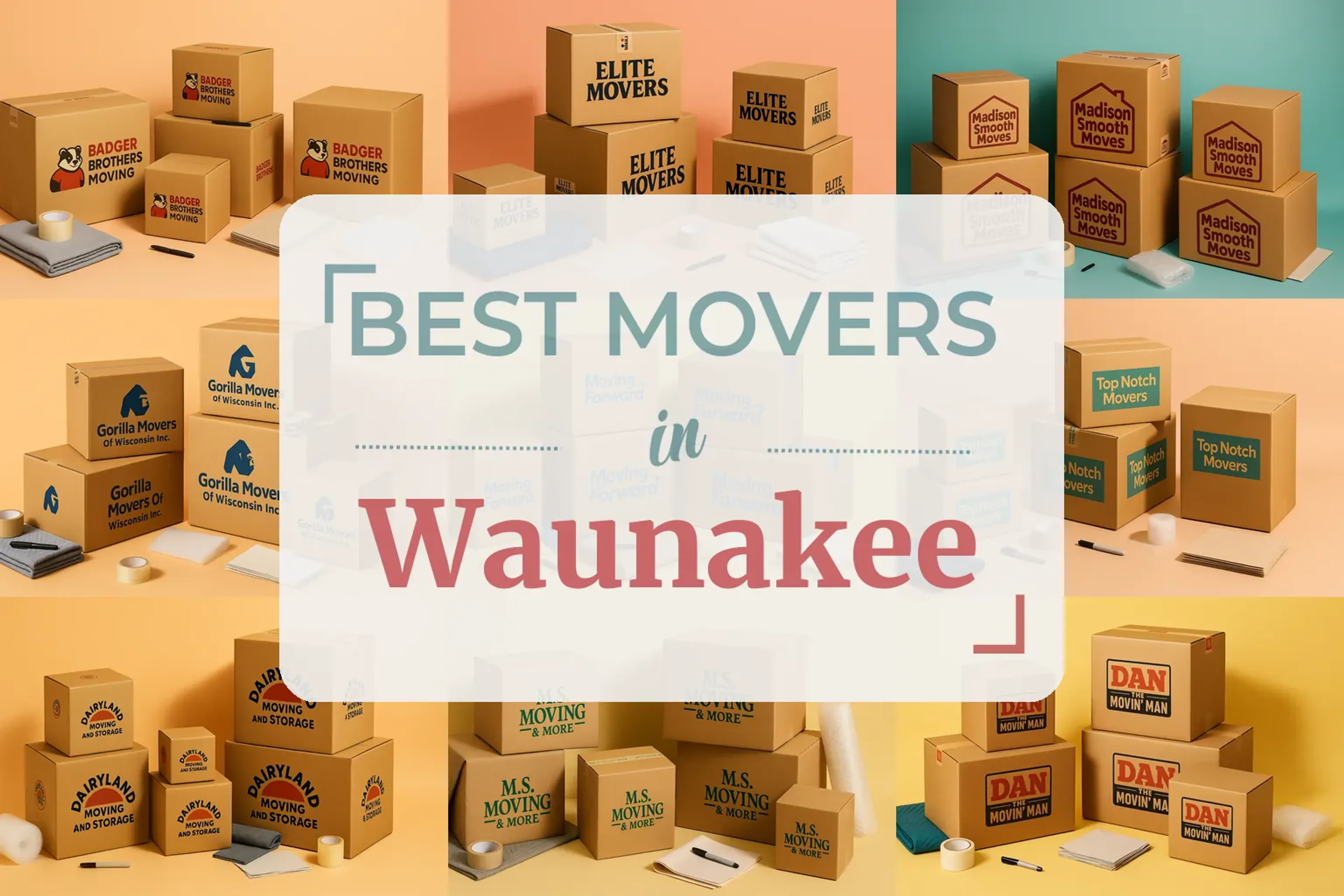 Side-by-side comparison of Waunakee moving companies