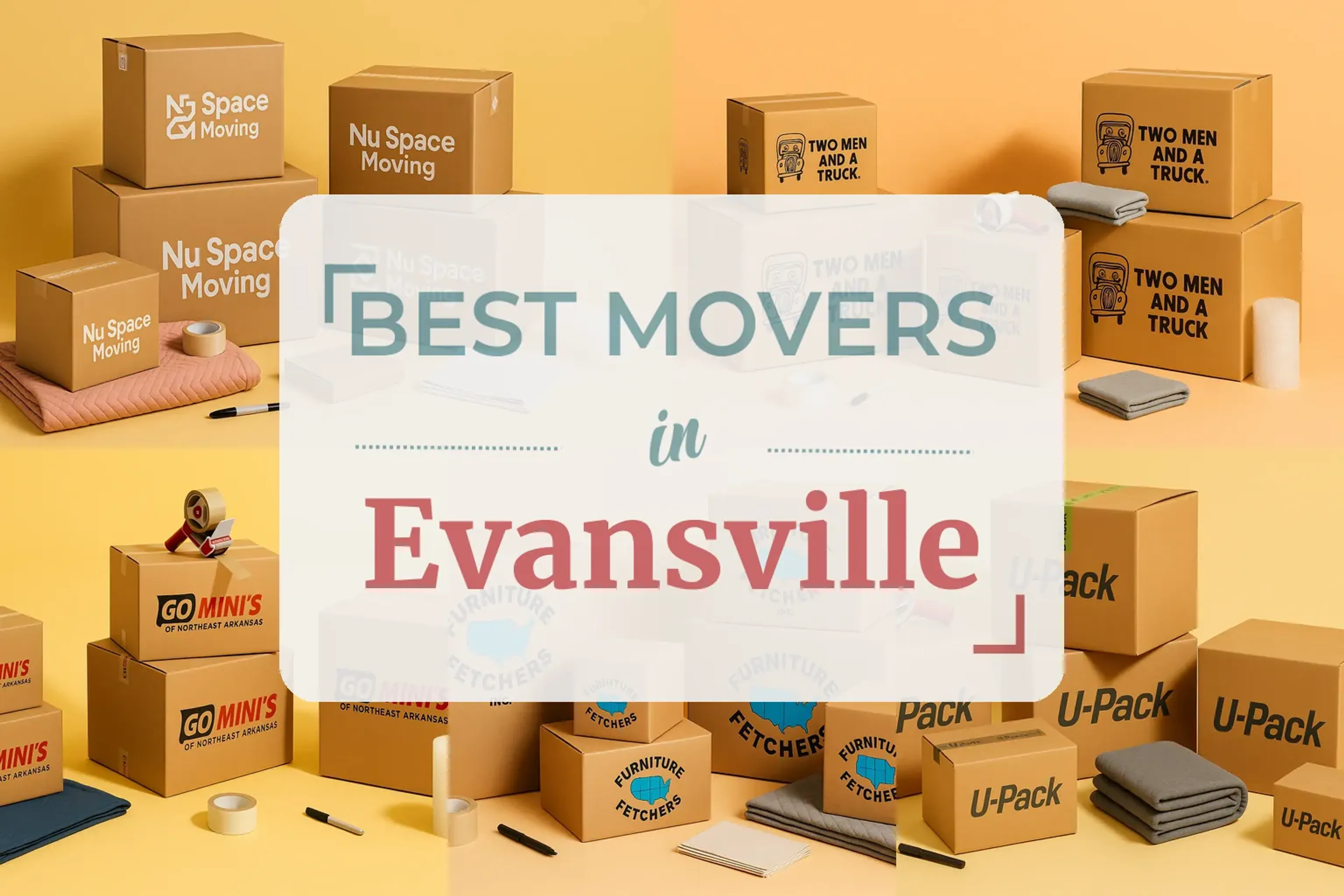 Side-by-side comparison of Evansville moving companies
