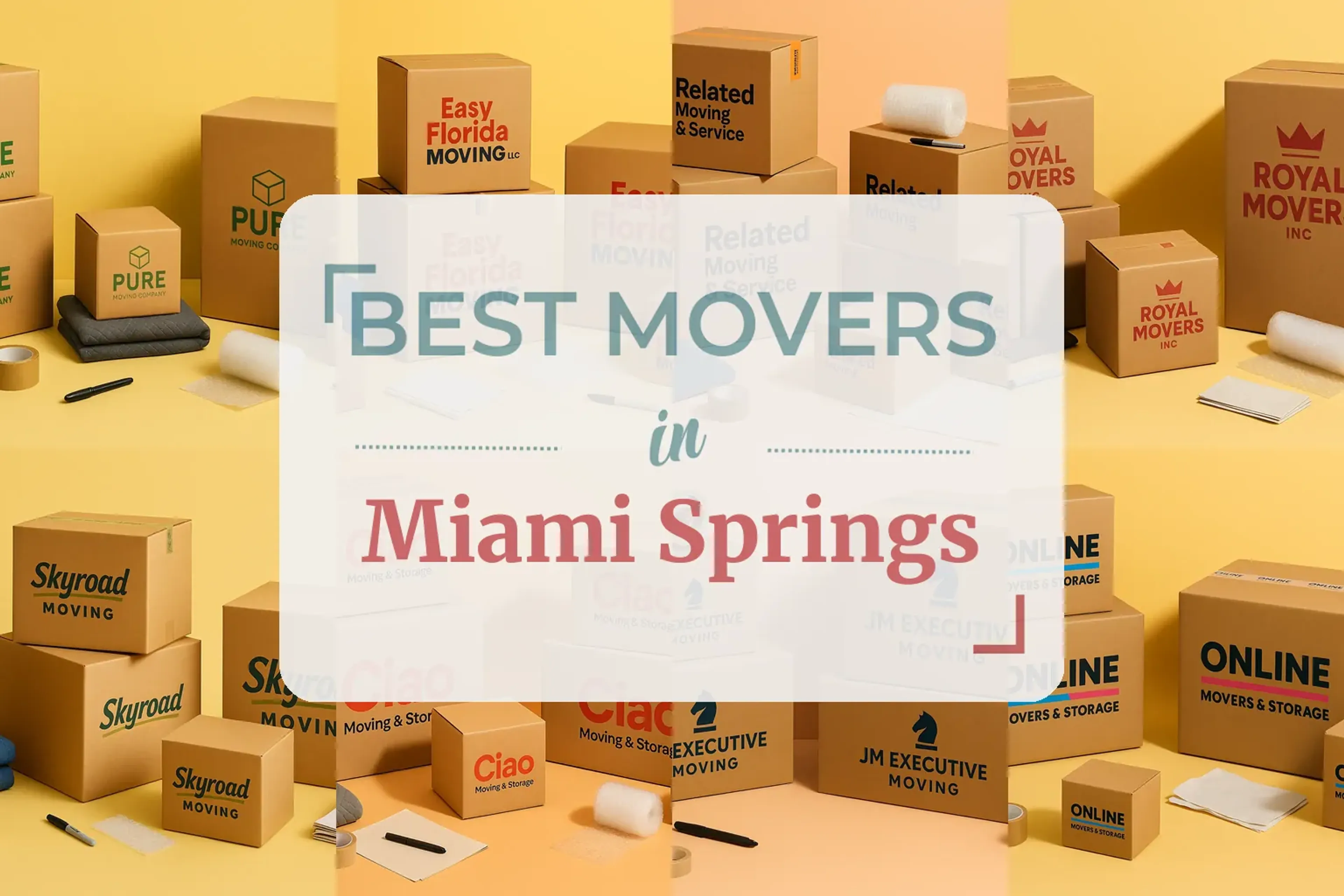 Side-by-side comparison of Miami Springs moving companies