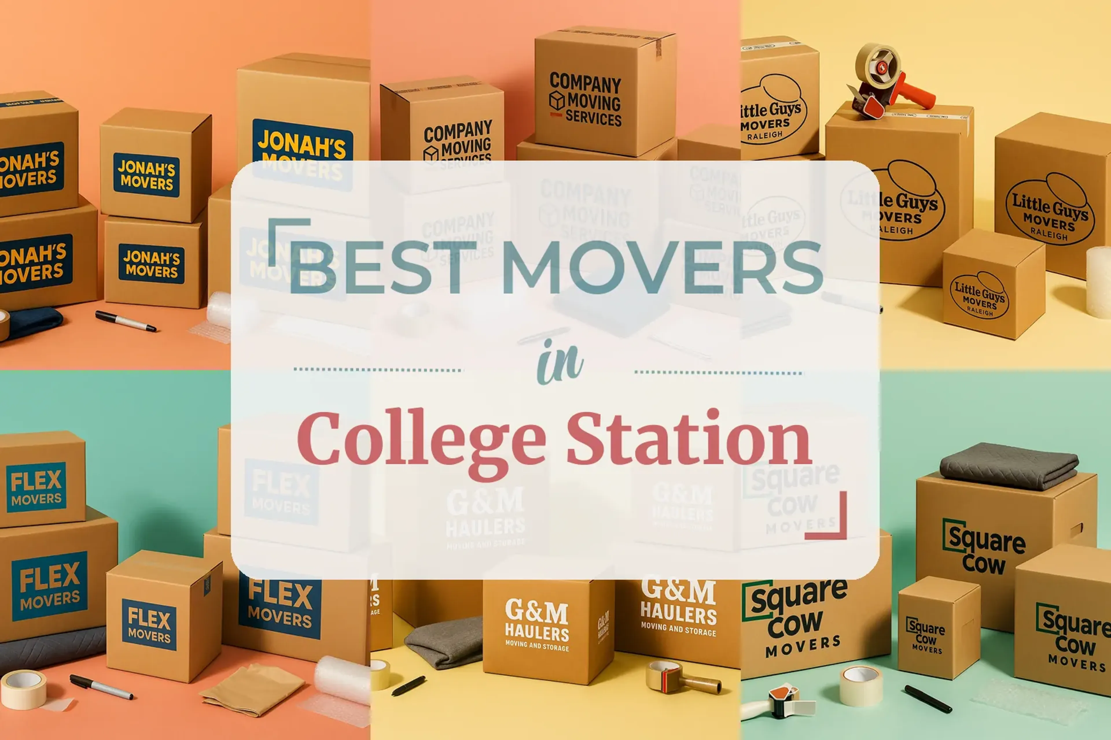 Side-by-side comparison of College Station moving companies